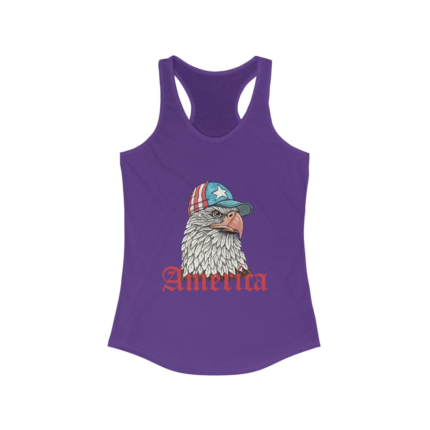America Women's Ideal Racerback Tank