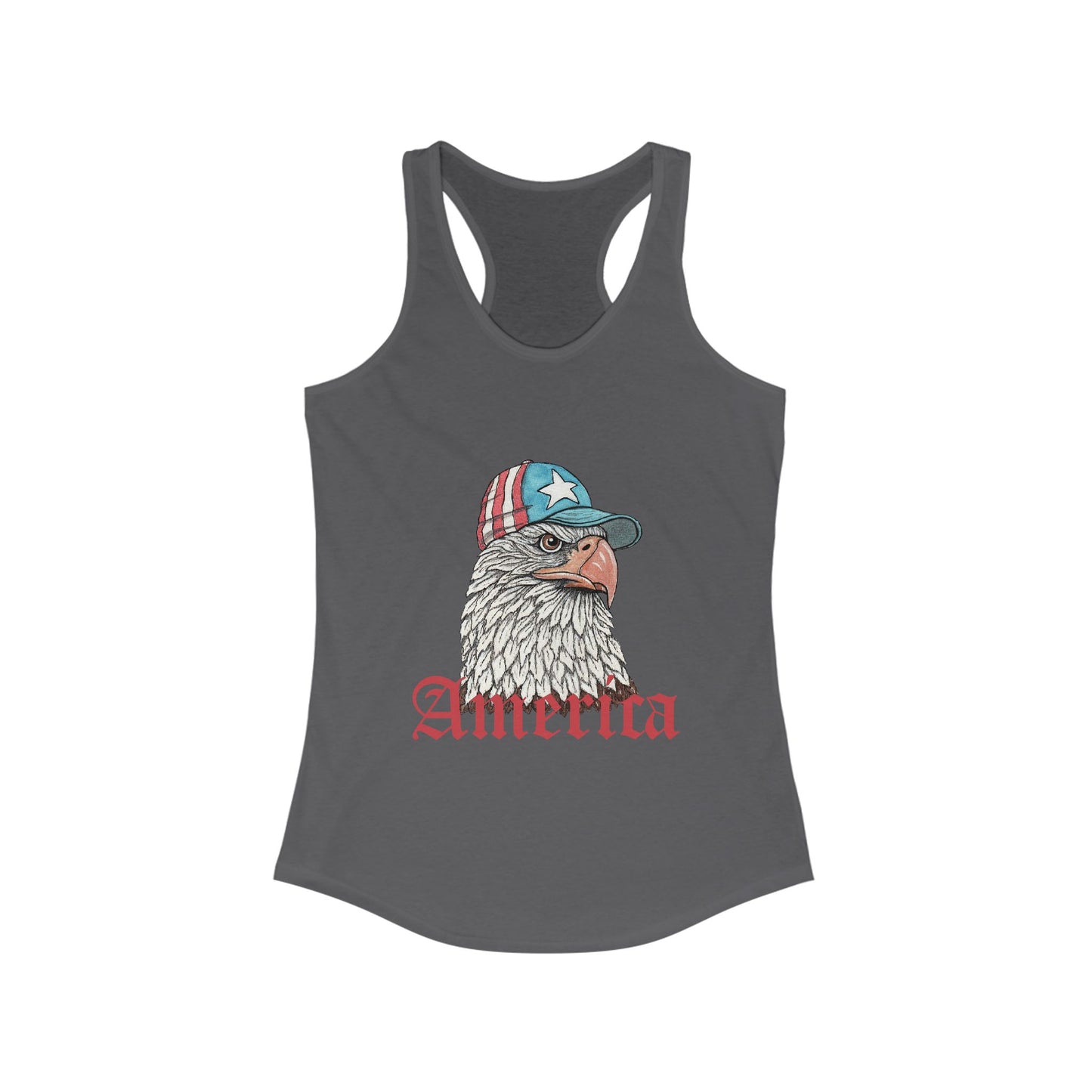America Women's Ideal Racerback Tank
