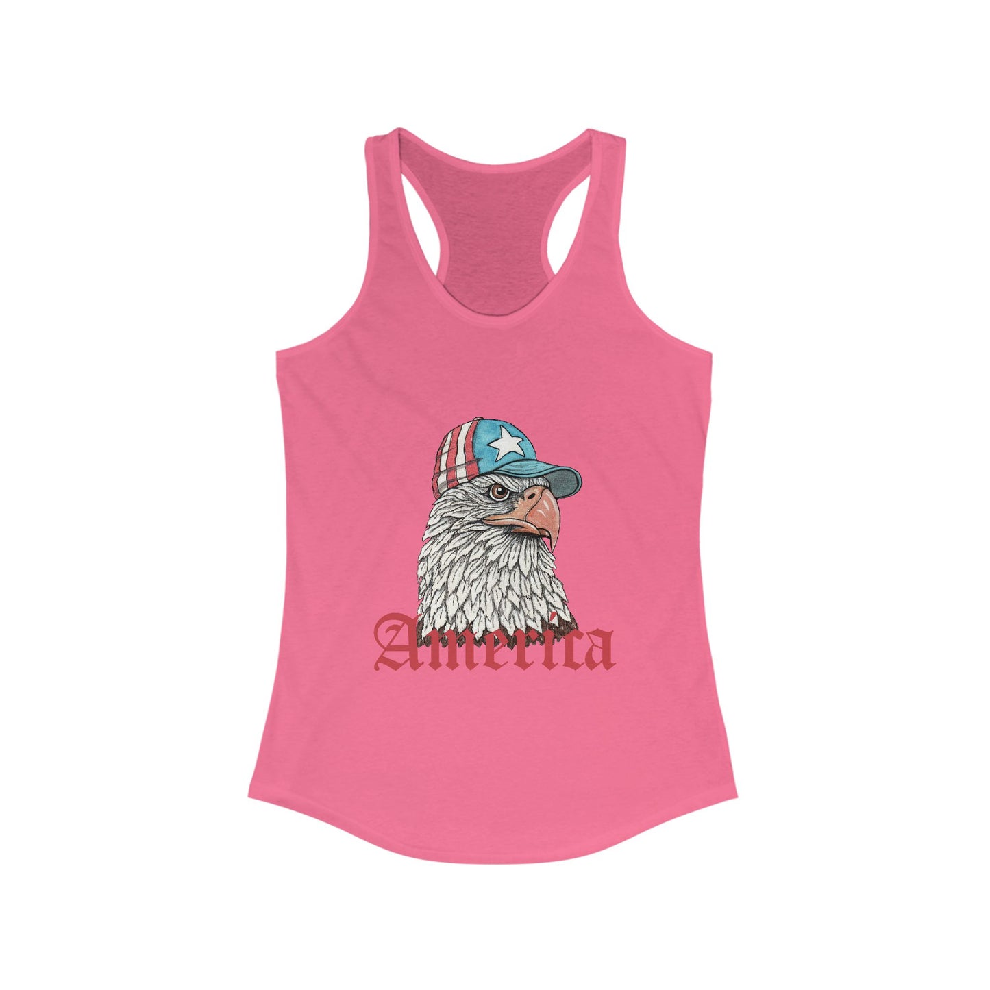 America Women's Ideal Racerback Tank