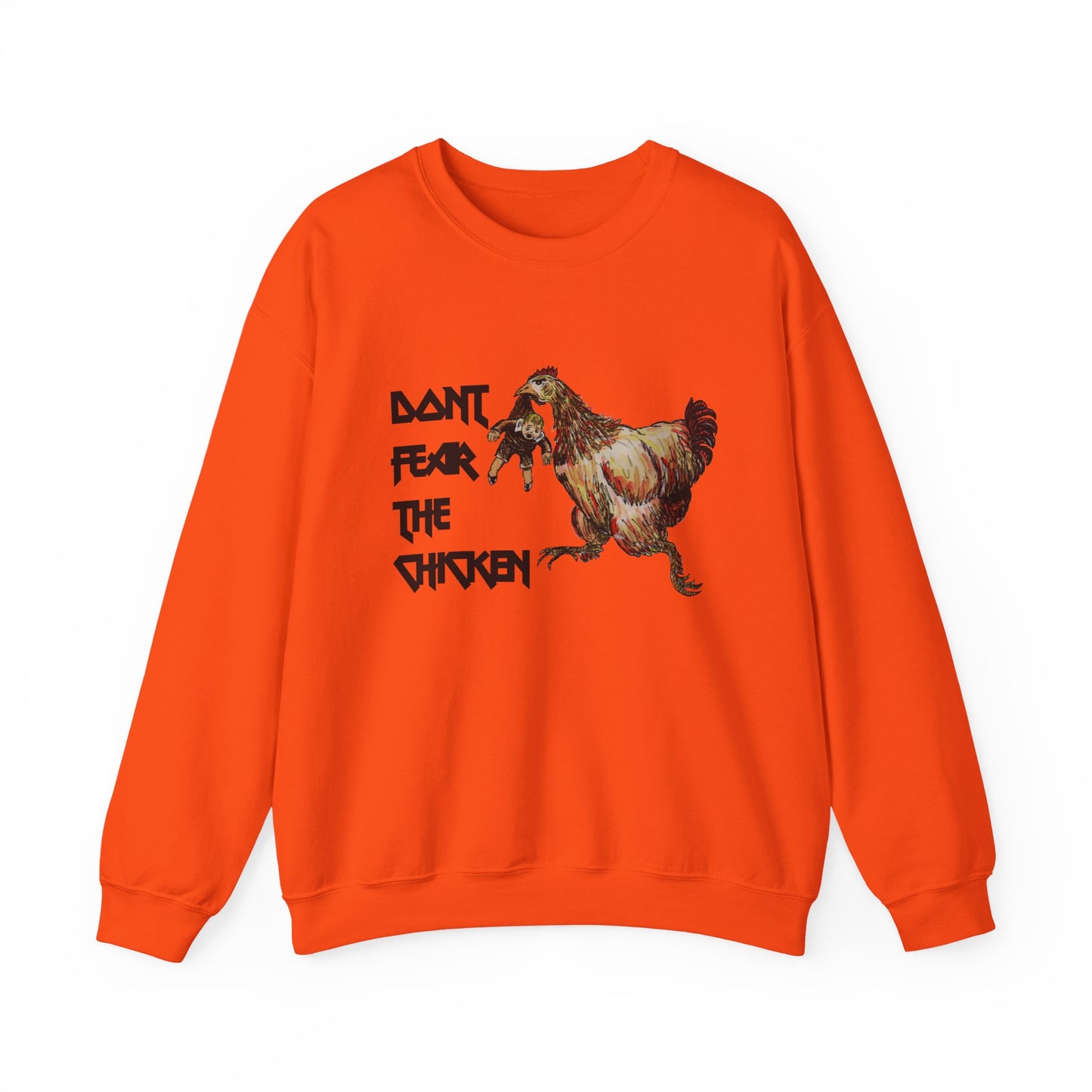 Don't Fear the Chicken Unisex Heavy Blend™ Crewneck Sweatshirt