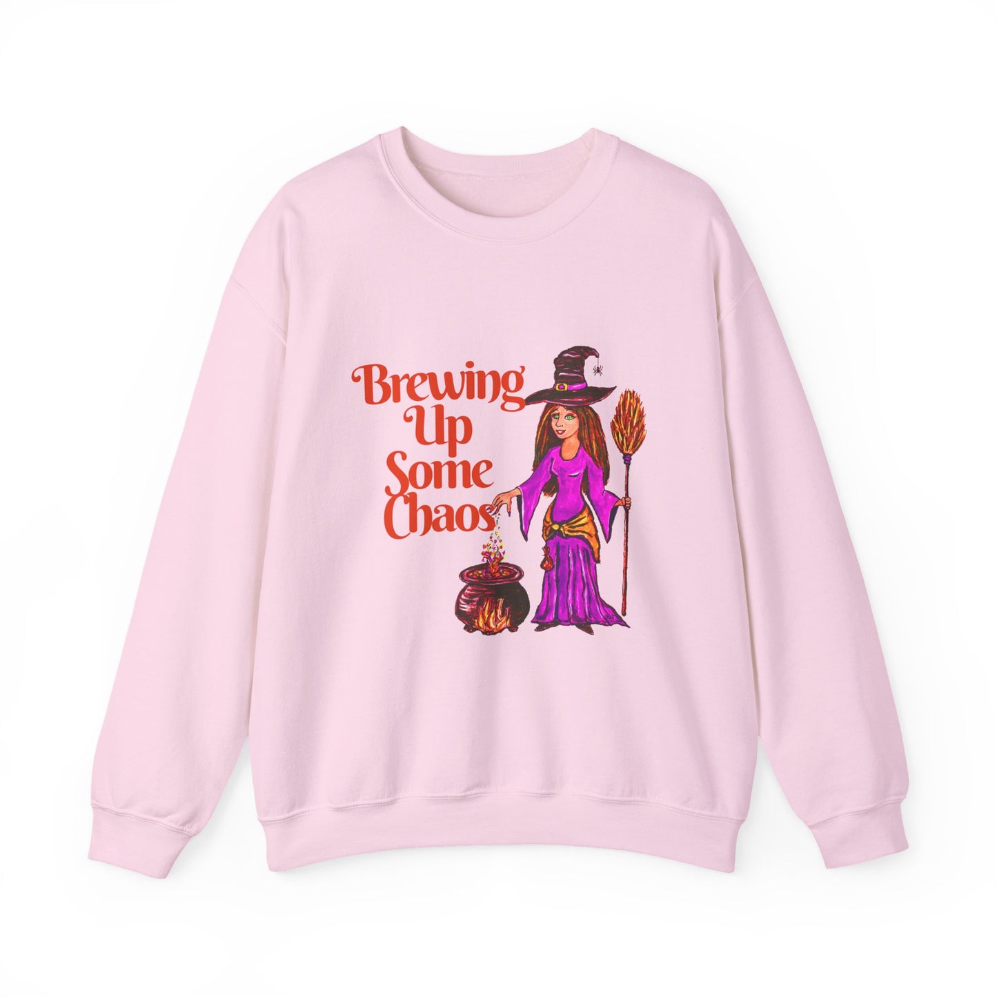 Brewing up some Chaos Unisex Heavy Blend™ Crewneck Sweatshirt