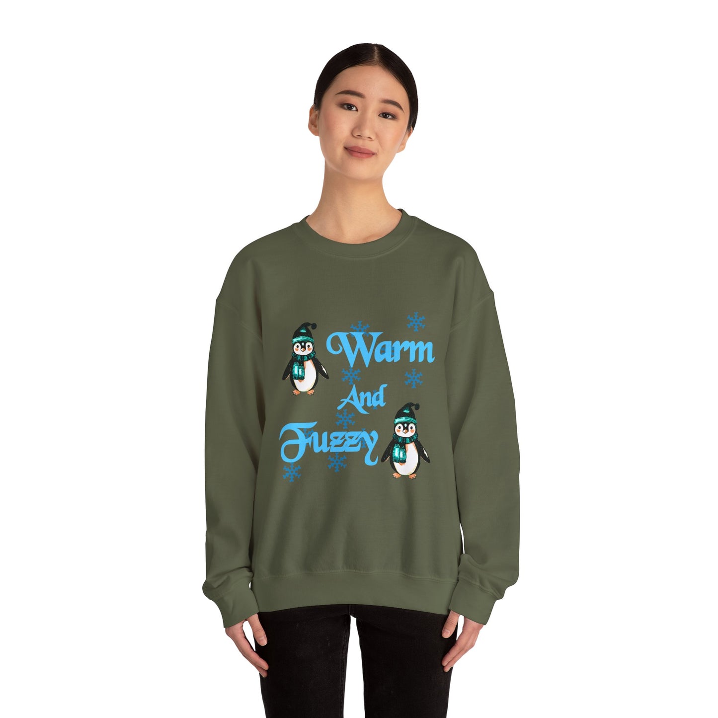 Warm and Fuzzy Unisex Heavy Blend™ Crewneck Sweatshirt