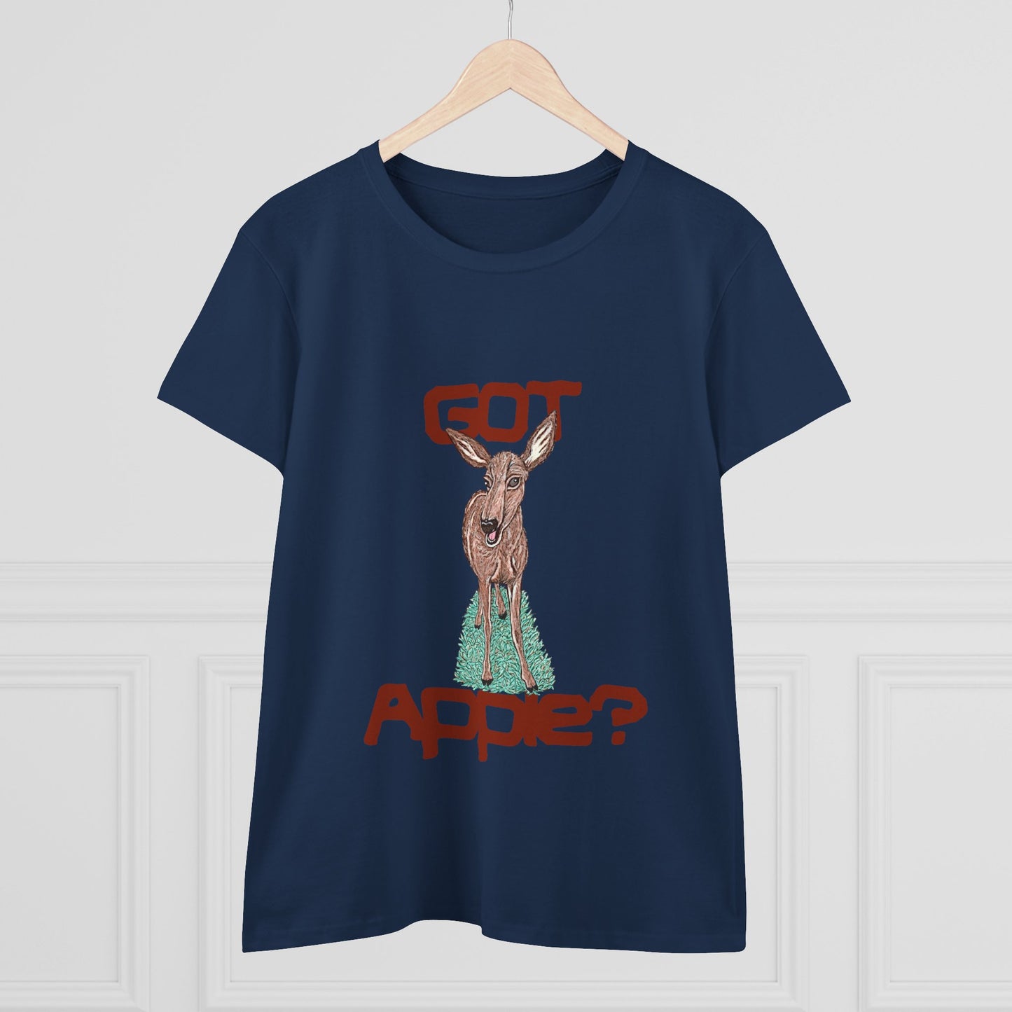 Got Apple? Women's Midweight Cotton Tee