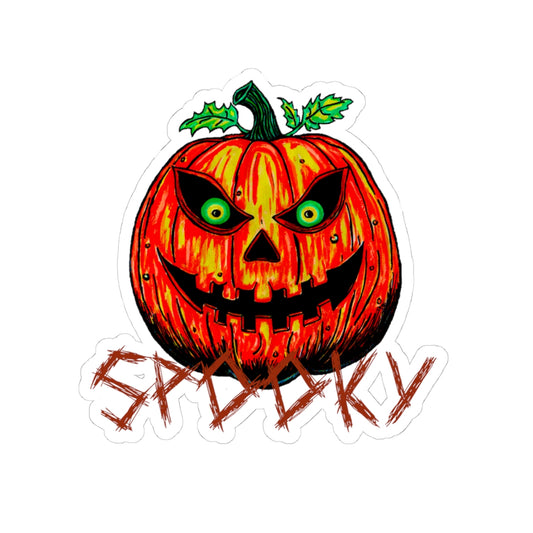 Spooky Jack-o-Lantern Kiss-Cut Stickers