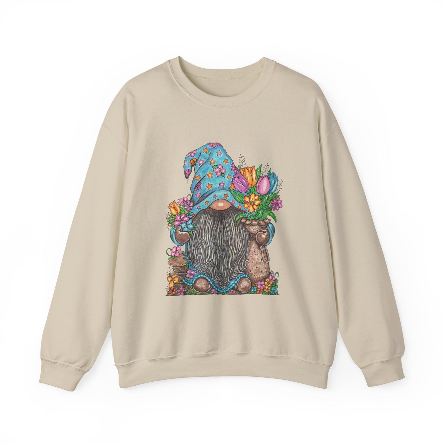 Gardening Gnome Unisex Heavy Blend™ Crewneck Sweatshirt