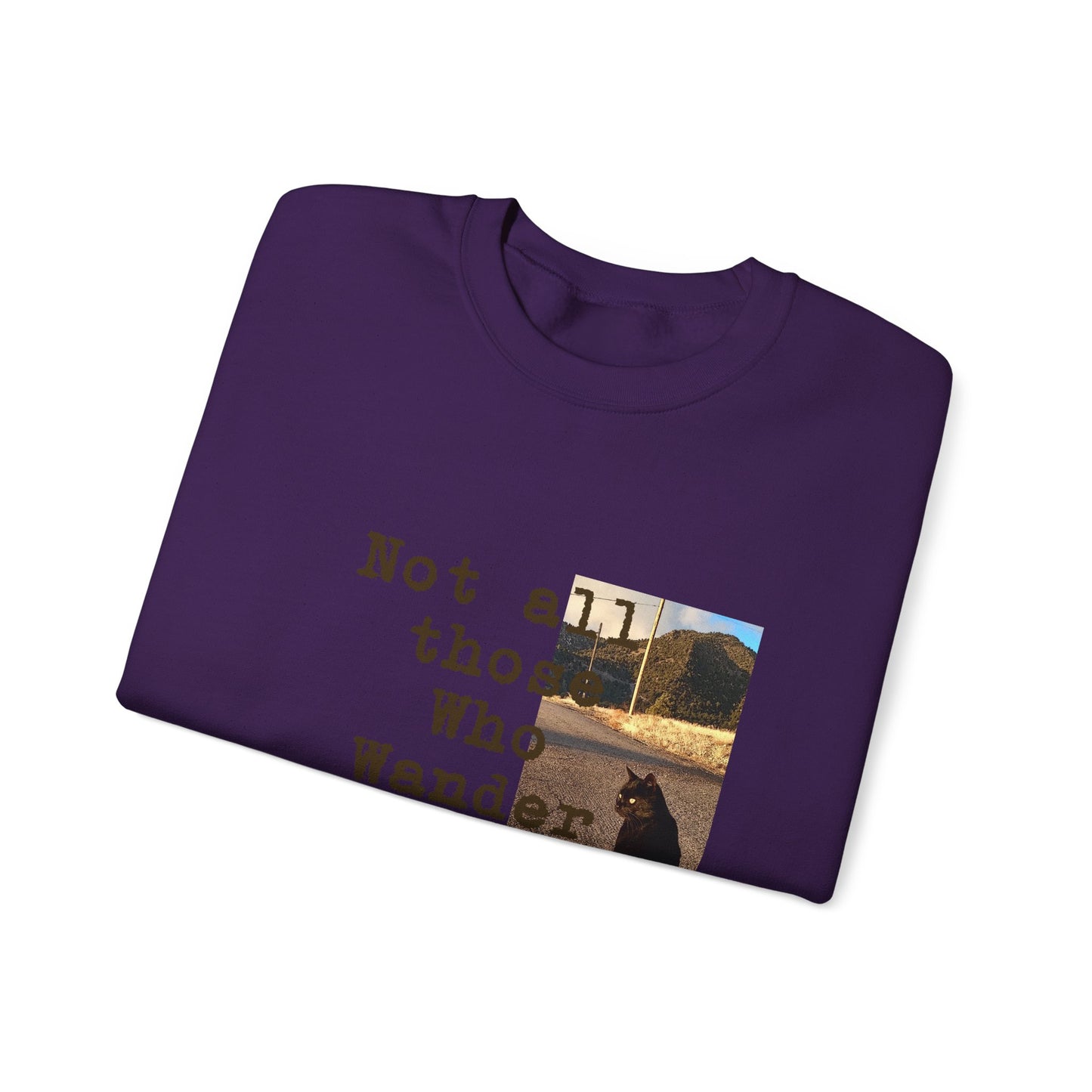 Wandering Kitty Unisex Heavy Blend™ Crewneck Sweatshirt