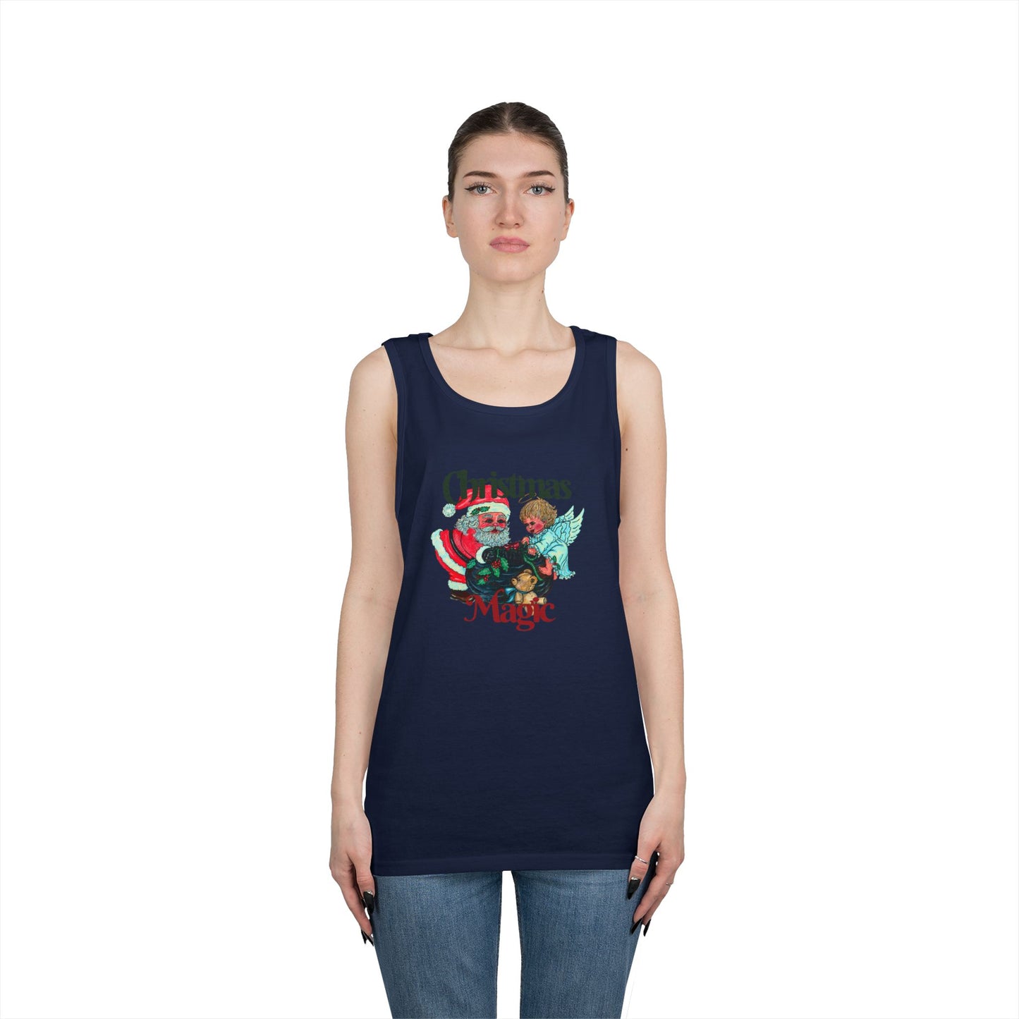 Christmas Magic Unisex Heavy Cotton Tank Top
