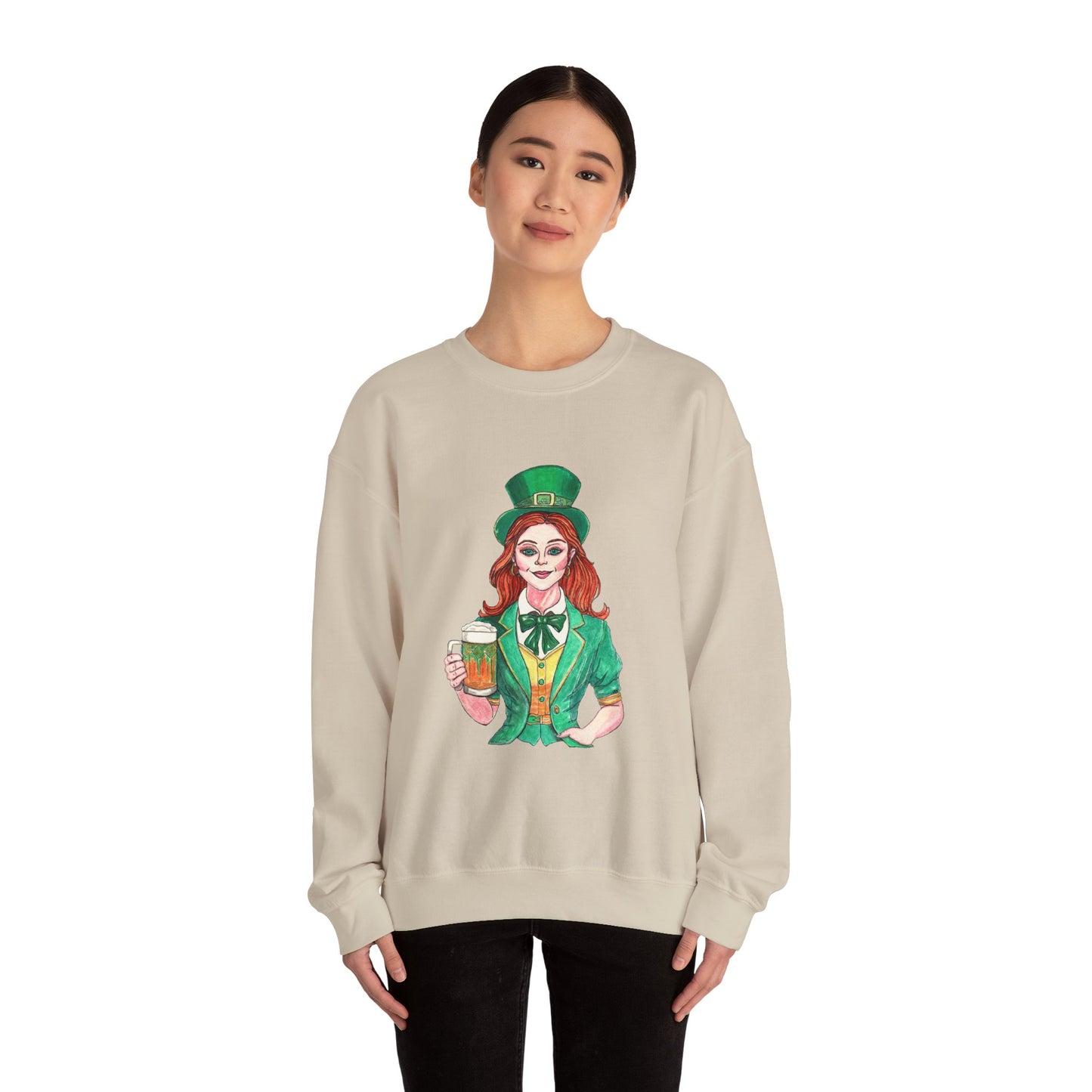 Paddys Day Cheers Unisex Heavy Blend™ Crewneck Sweatshirt