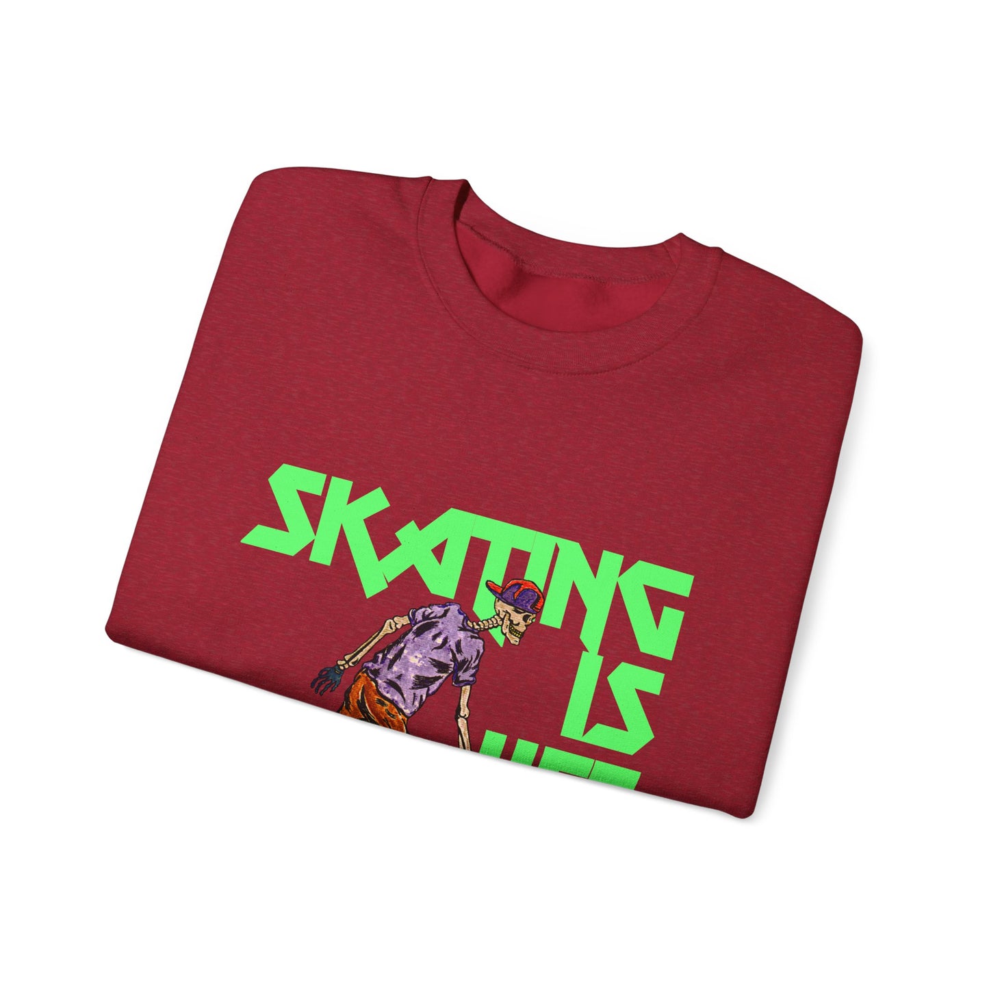Skating is Life Unisex Heavy Blend™ Crewneck Sweatshirt