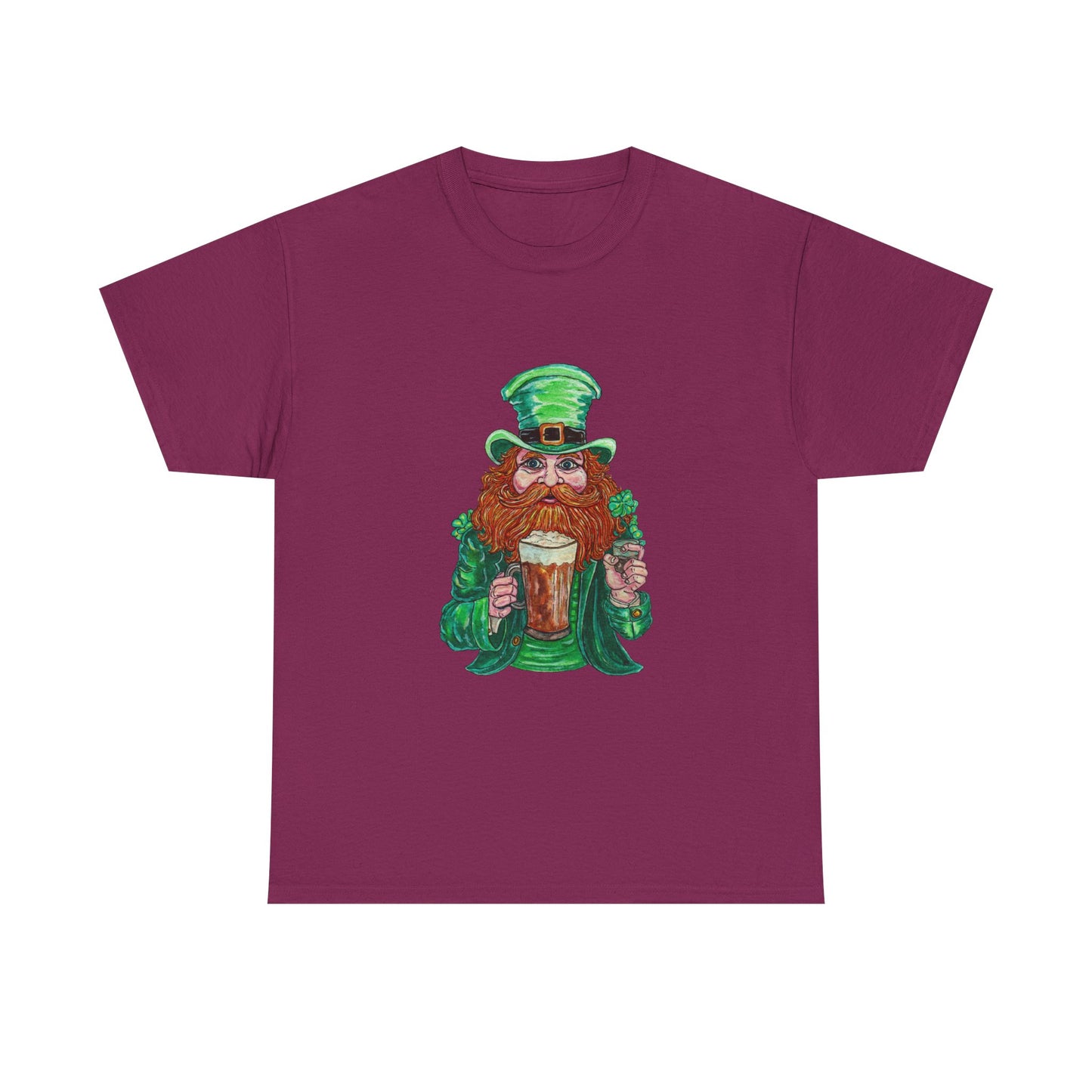 Drunken Leprechaun Unisex Heavy Cotton Tee