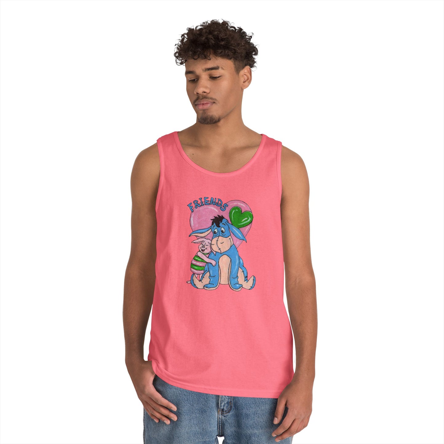 Best Friends Unisex Heavy Cotton Tank Top