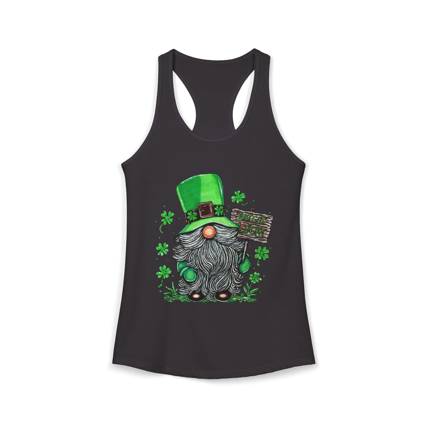 Gnomish Leprechaun Women's Ideal Racerback Tank