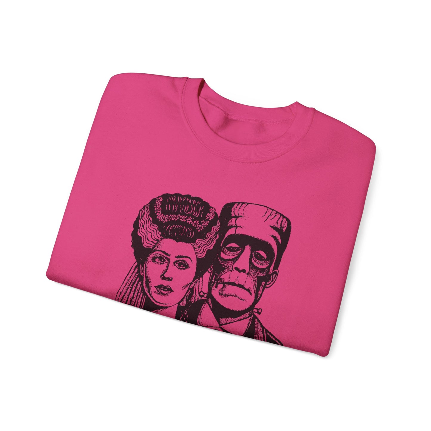 Frankenstein and Bride Unisex Heavy Blend™ Crewneck Sweatshirt