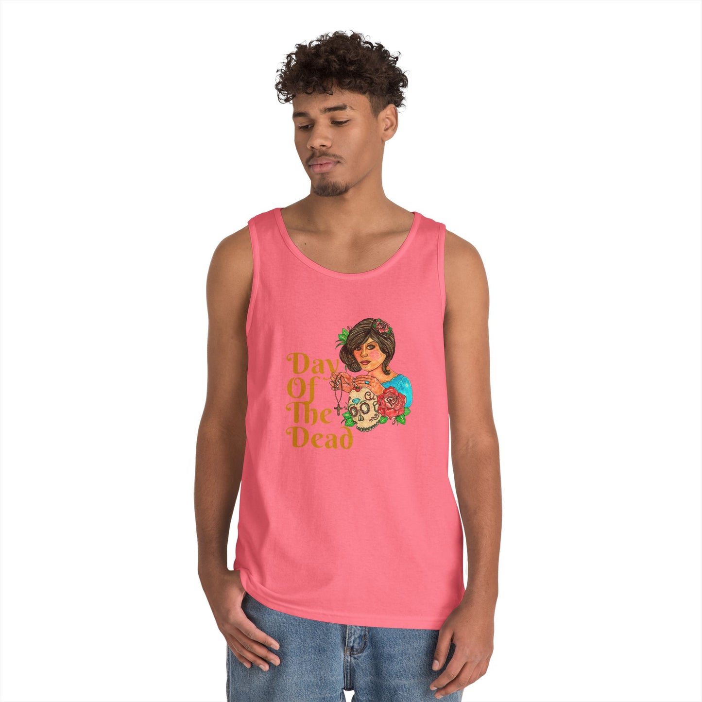 Day of the Dead Unisex Heavy Cotton Tank Top