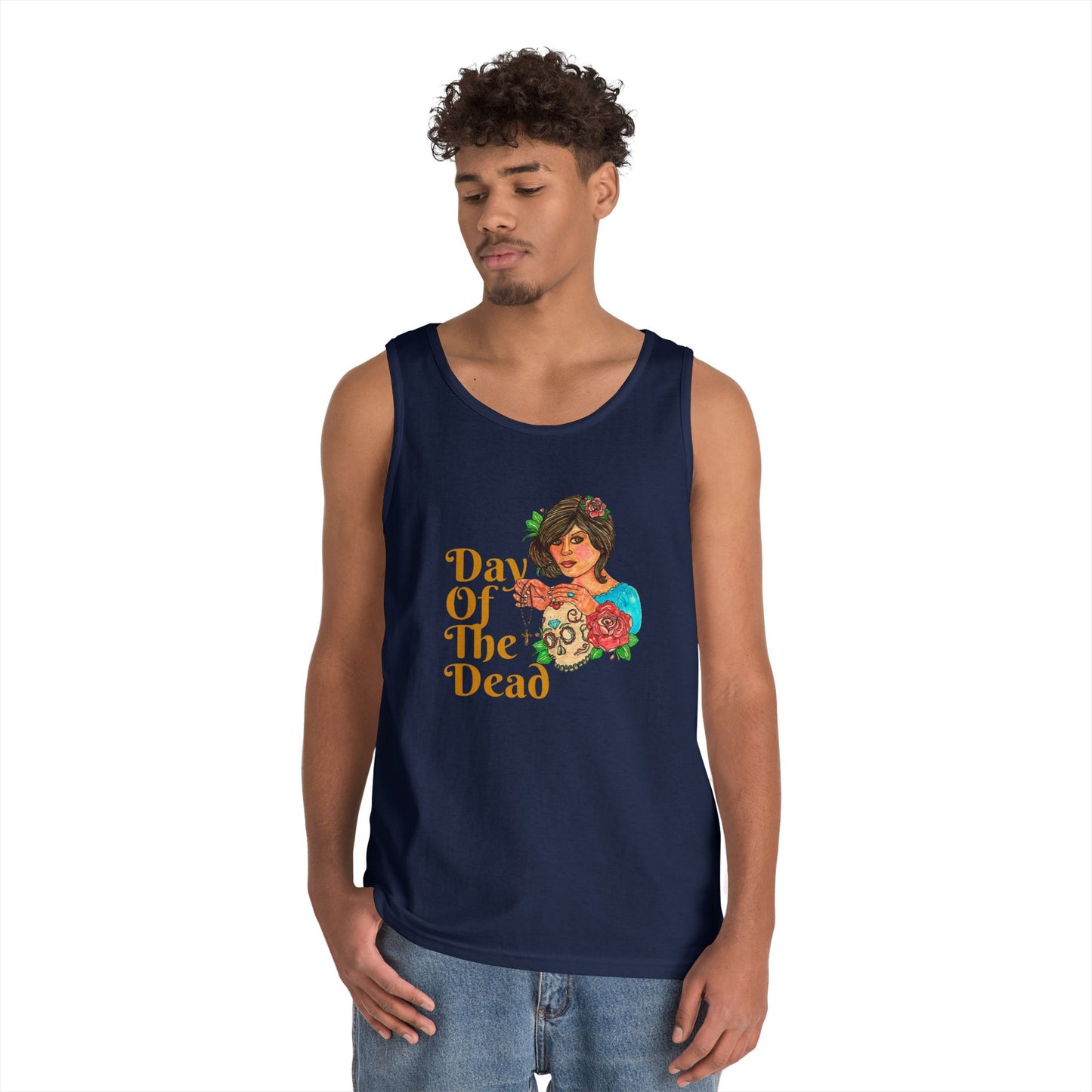 Day of the Dead Unisex Heavy Cotton Tank Top