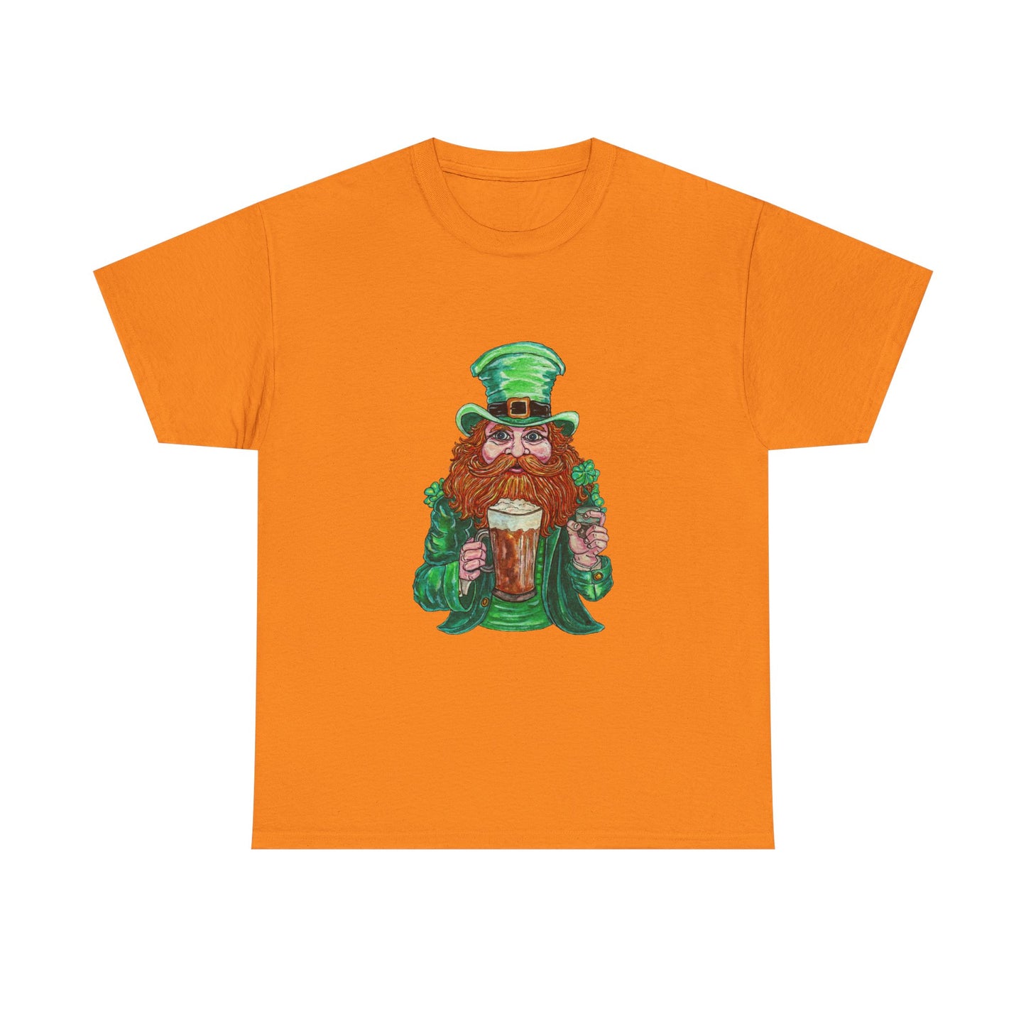 Drunken Leprechaun Unisex Heavy Cotton Tee