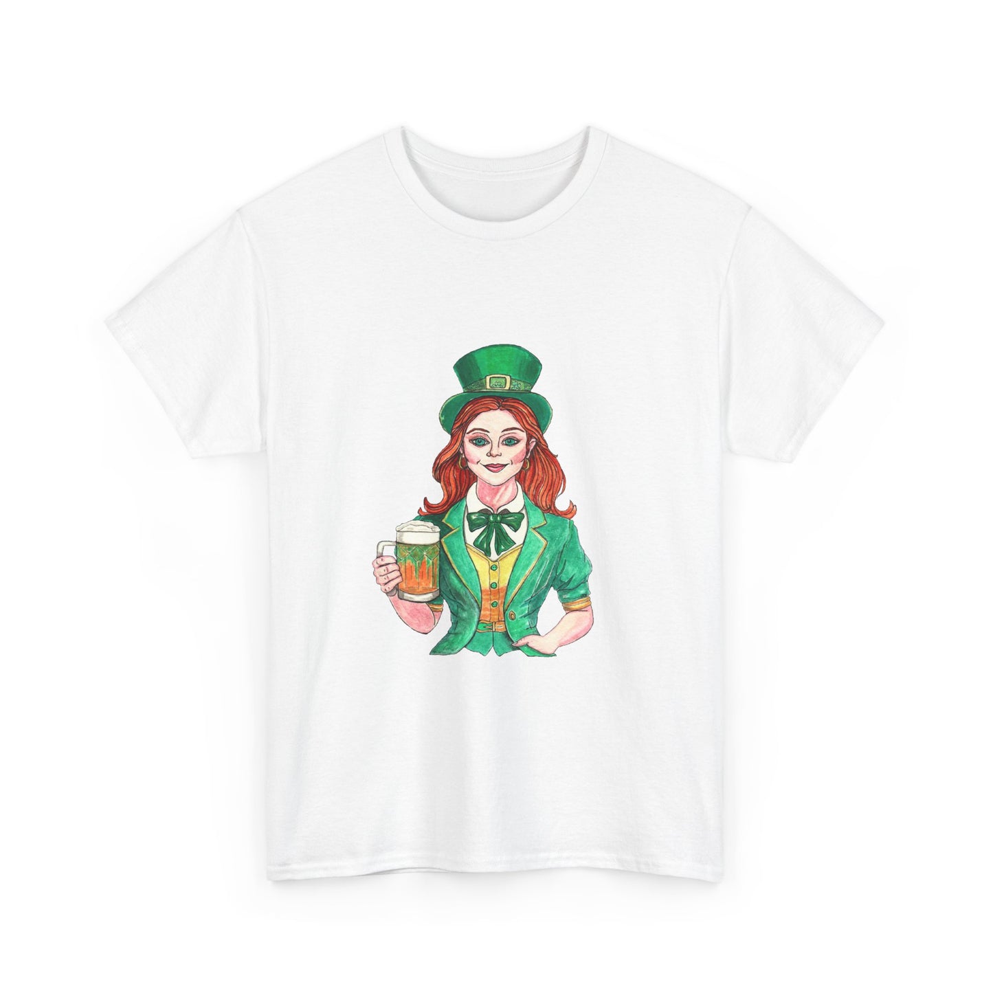 Paddys Day Cheers Unisex Heavy Cotton Tee