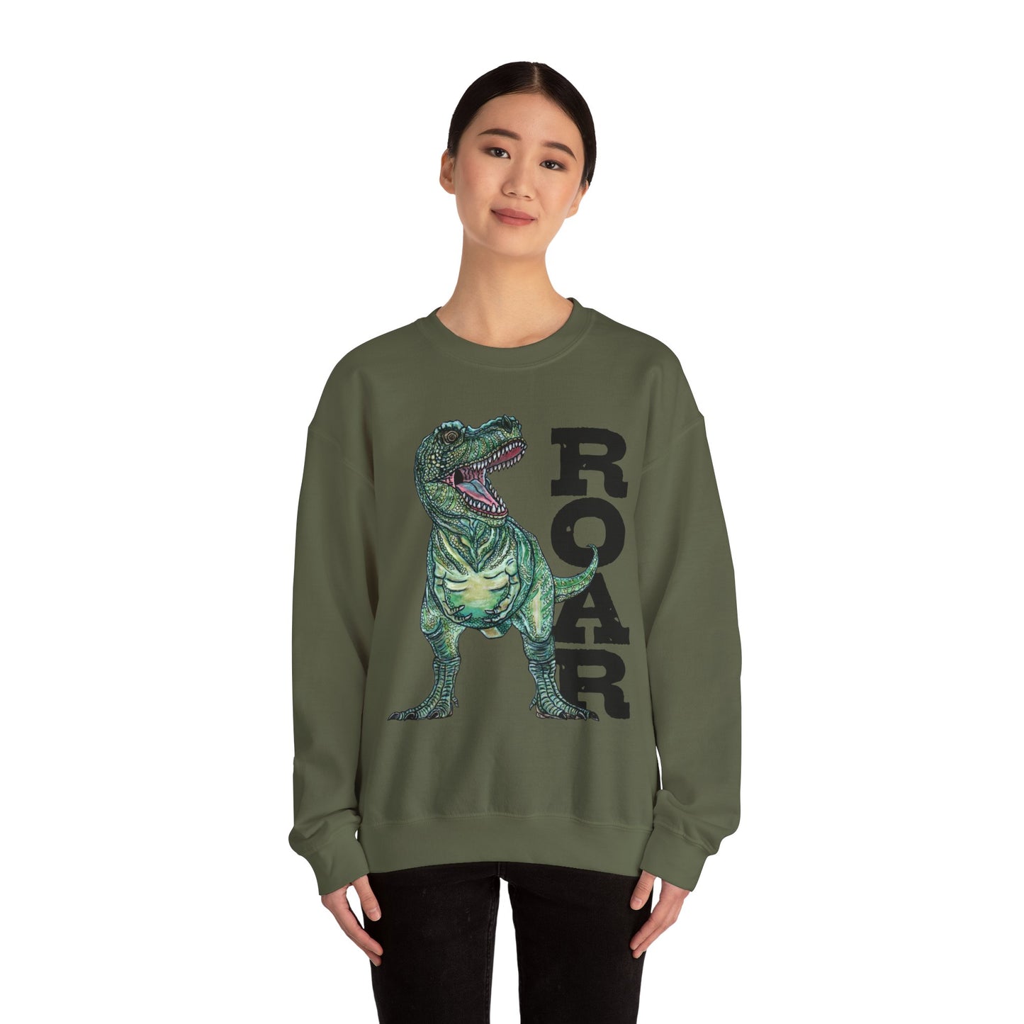 T-Rex Unisex Heavy Blend™ Crewneck Sweatshirt