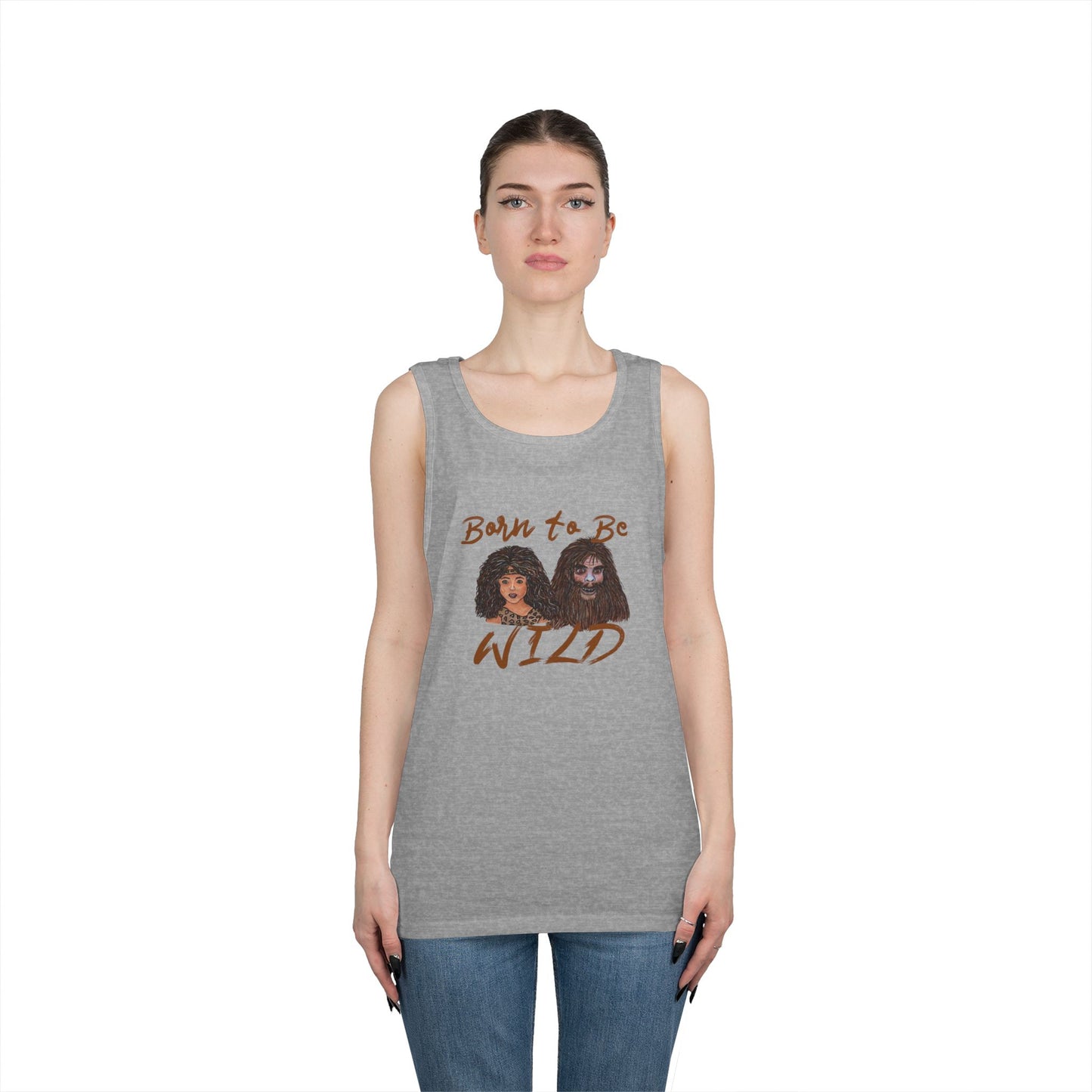 Born to be Wild Unisex Heavy Cotton Tank Top