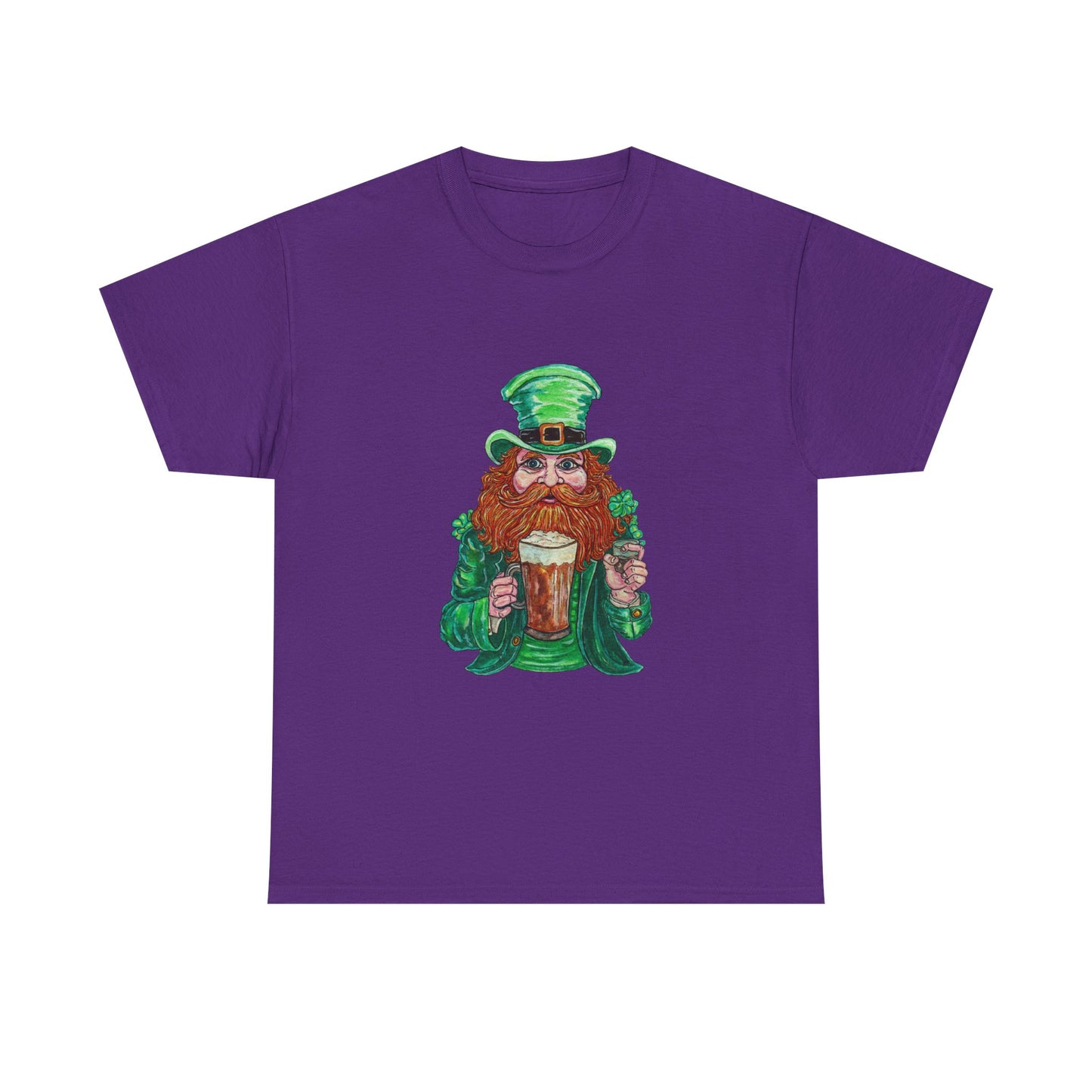 Drunken Leprechaun Unisex Heavy Cotton Tee