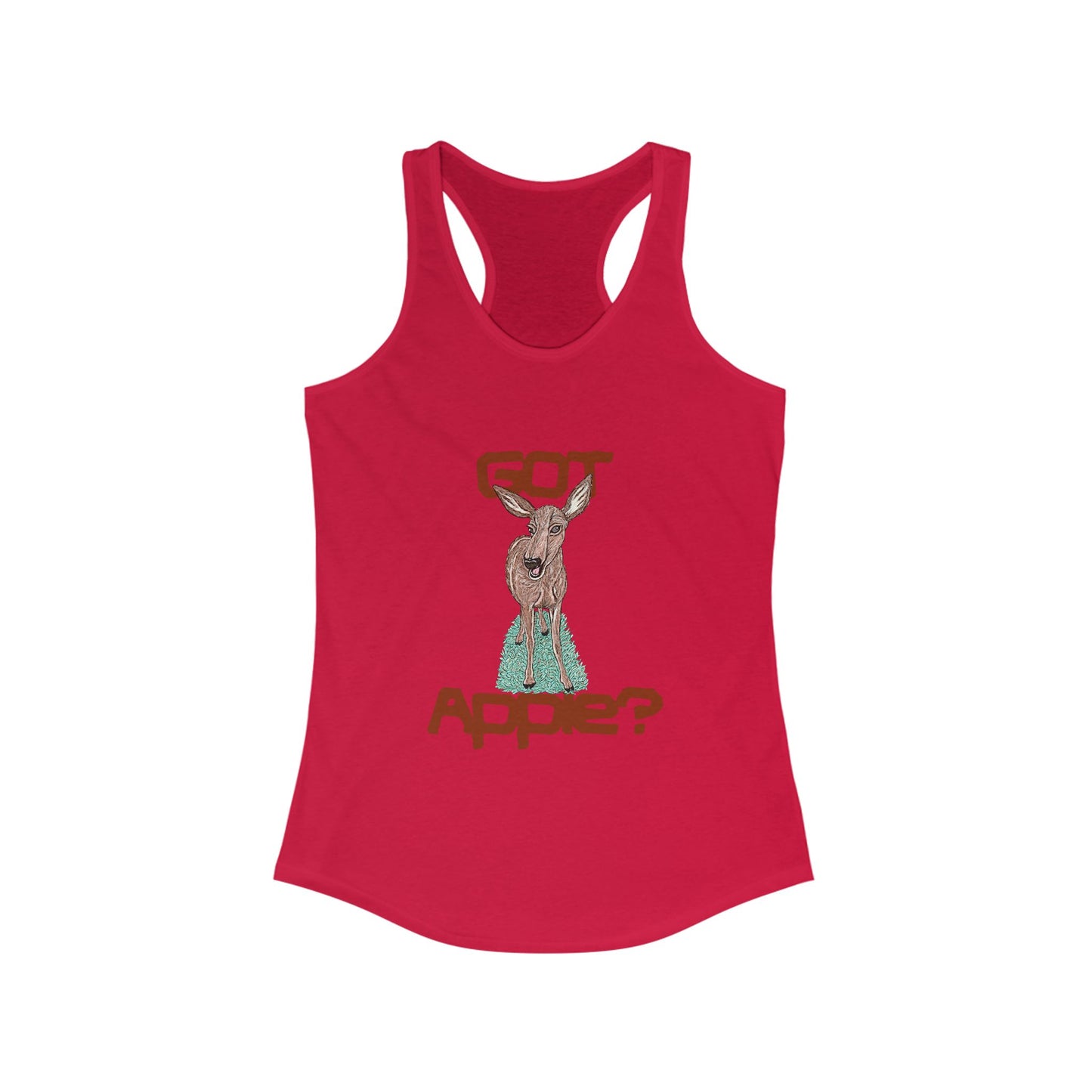 Got Apple? Women's Ideal Racerback Tank