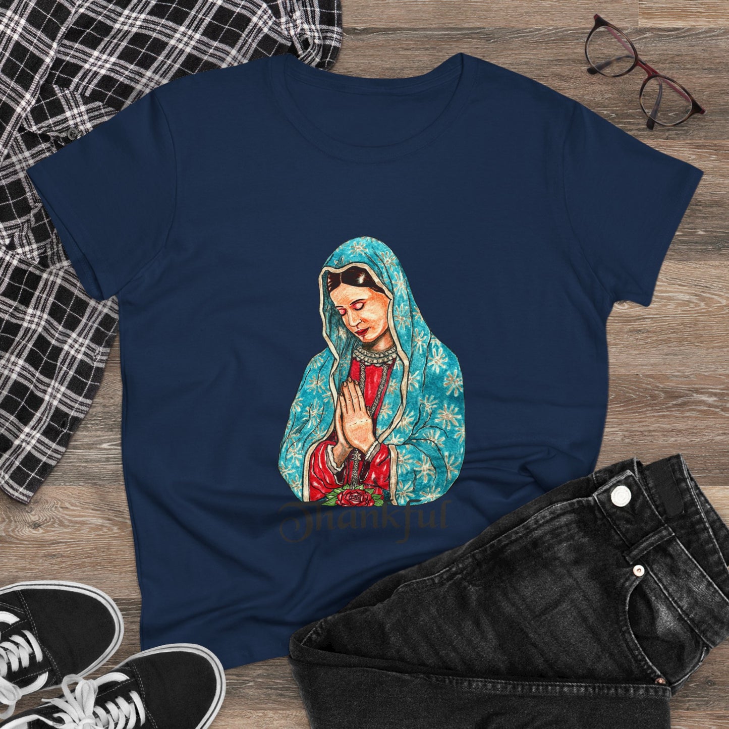 Thankful Women's Midweight Cotton Tee