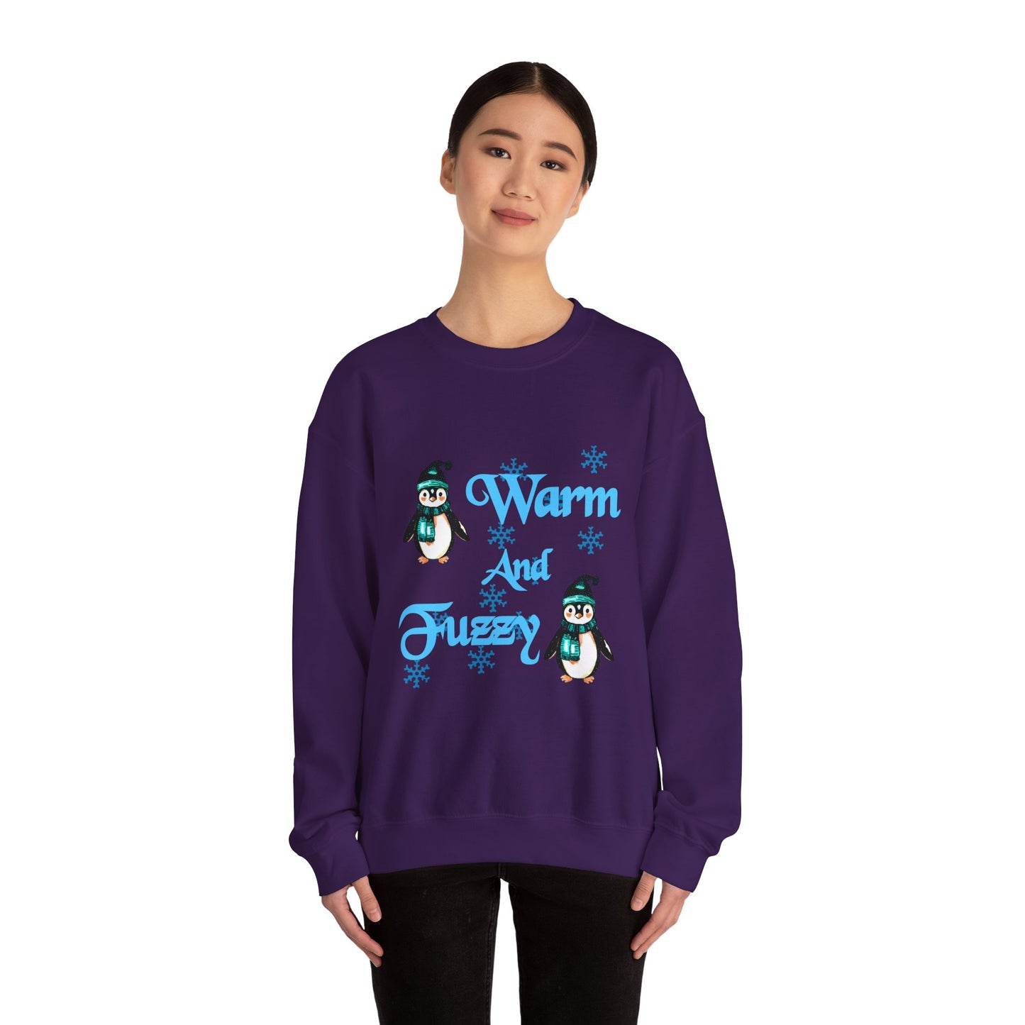 Warm and Fuzzy Unisex Heavy Blend™ Crewneck Sweatshirt