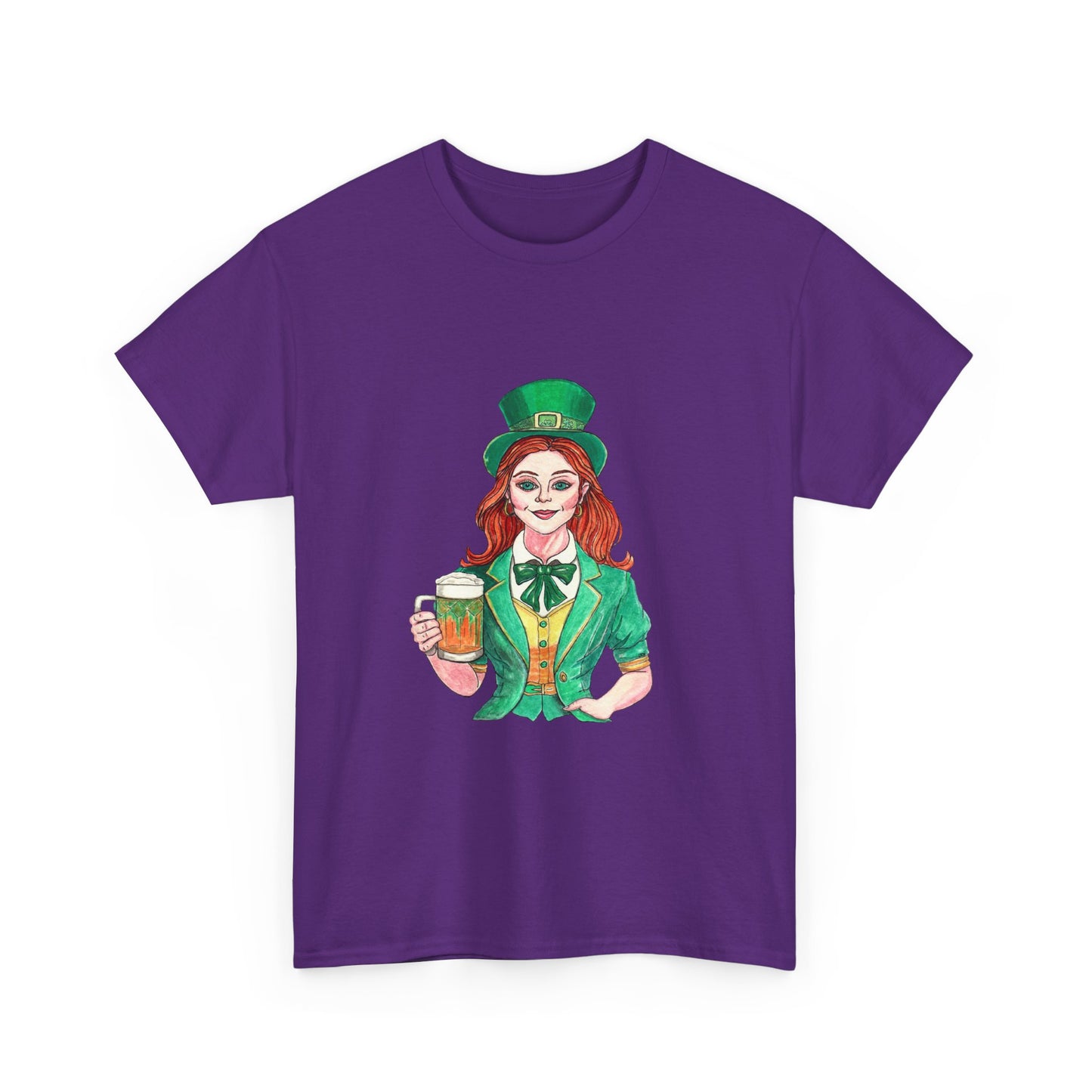 Paddys Day Cheers Unisex Heavy Cotton Tee