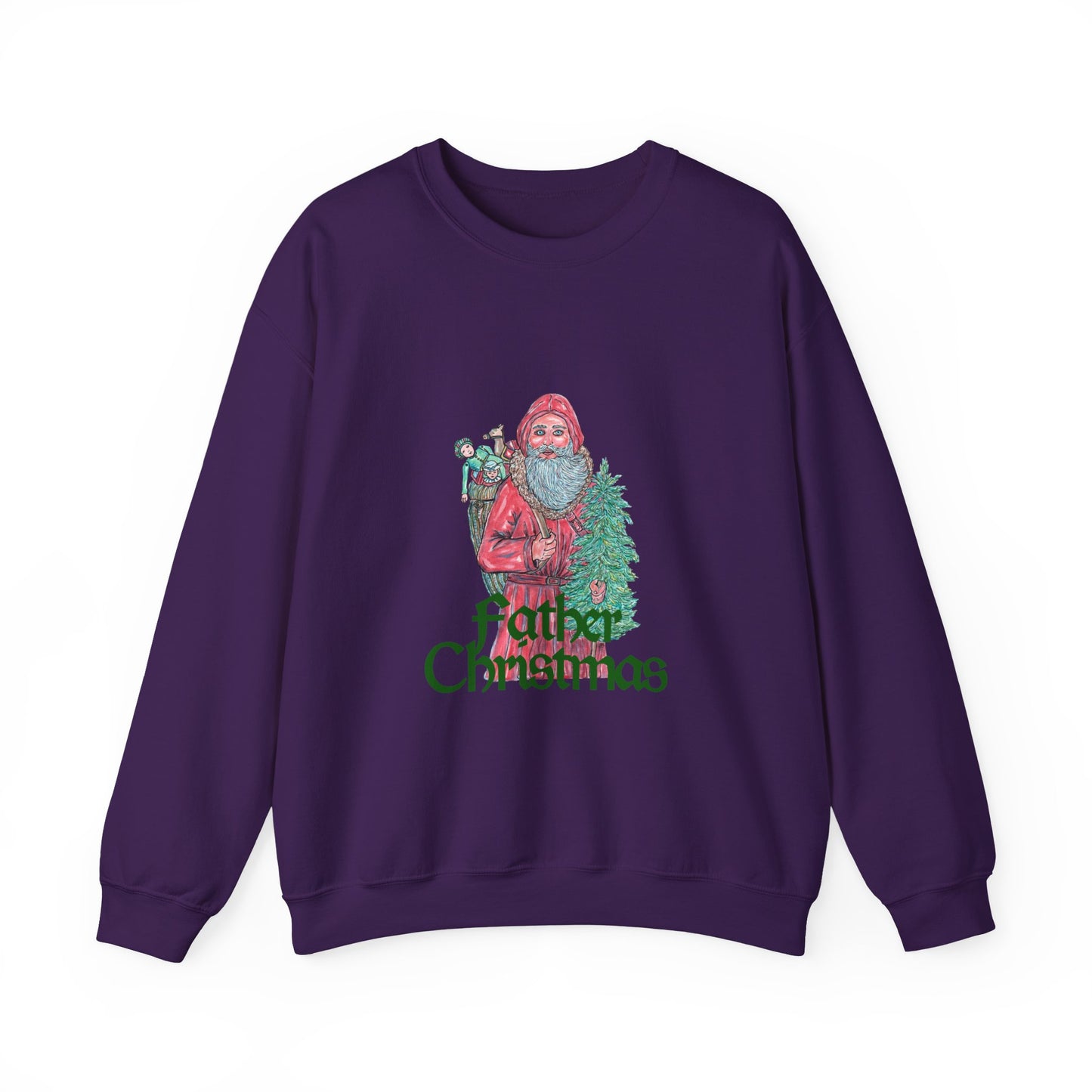 Father Christmas Unisex Heavy Blend™ Crewneck Sweatshirt