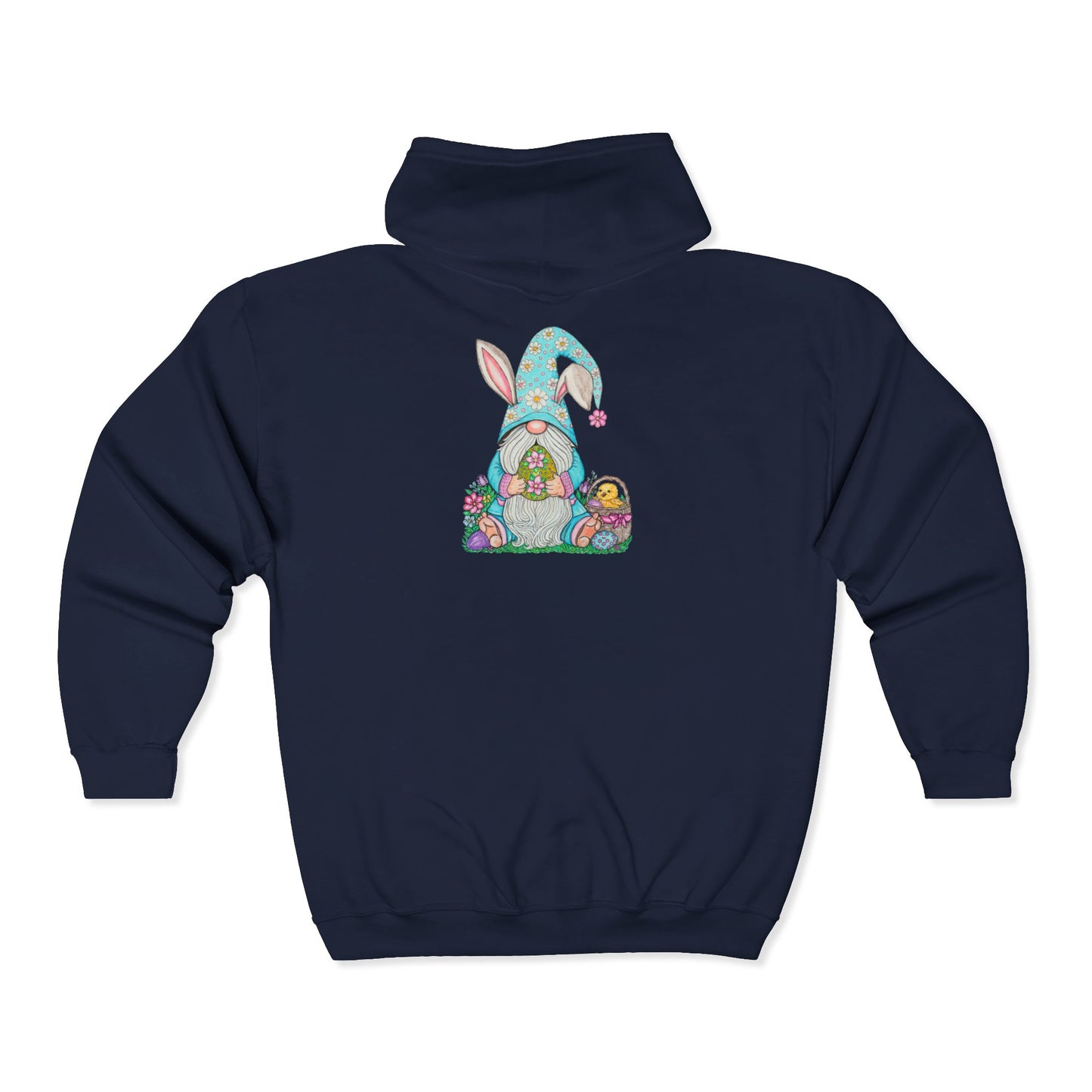 Easter Gnome Unisex Heavy Blend™ Full Zip Hooded Sweatshirt