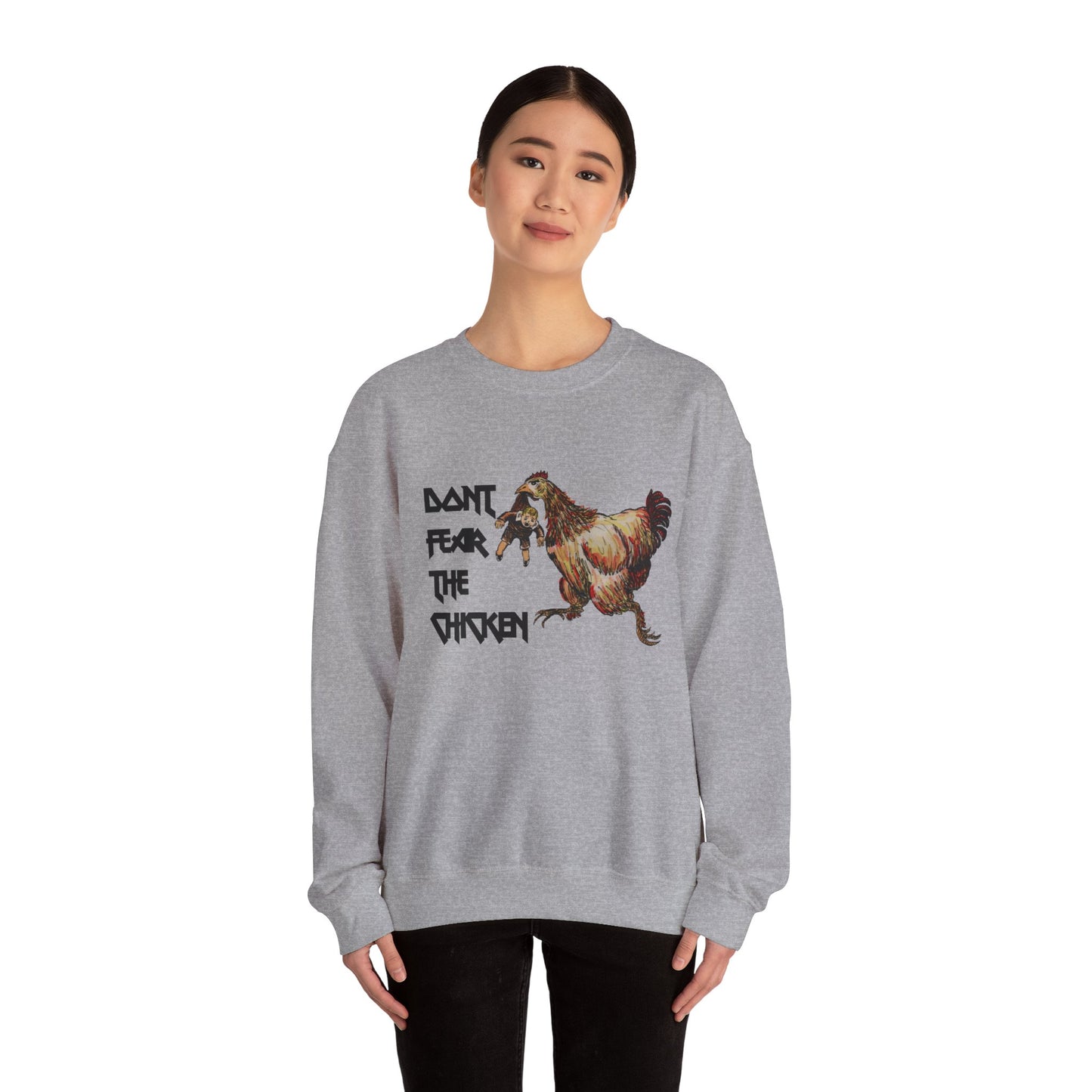 Don't Fear the Chicken Unisex Heavy Blend™ Crewneck Sweatshirt