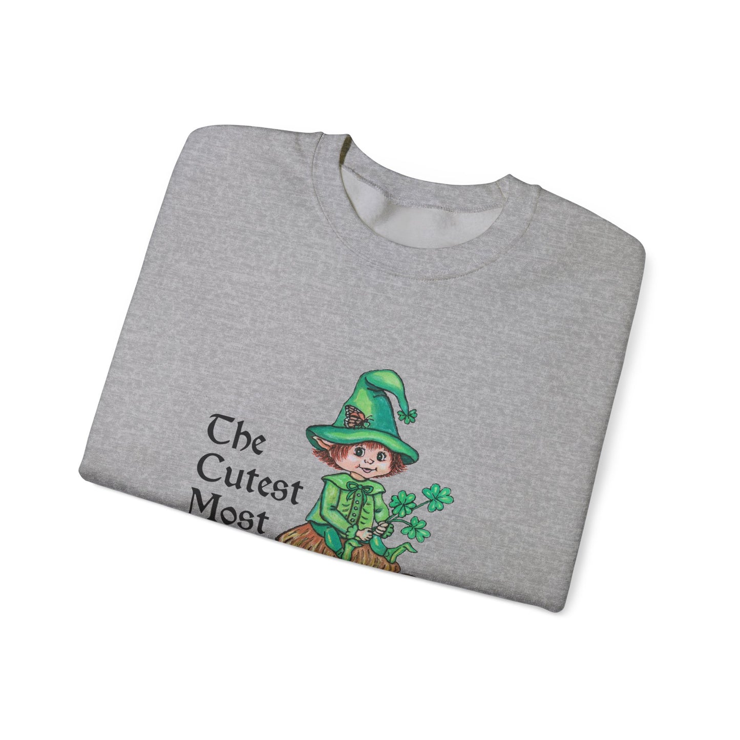 Cutest Leprechaun Unisex Heavy Blend™ Crewneck Sweatshirt