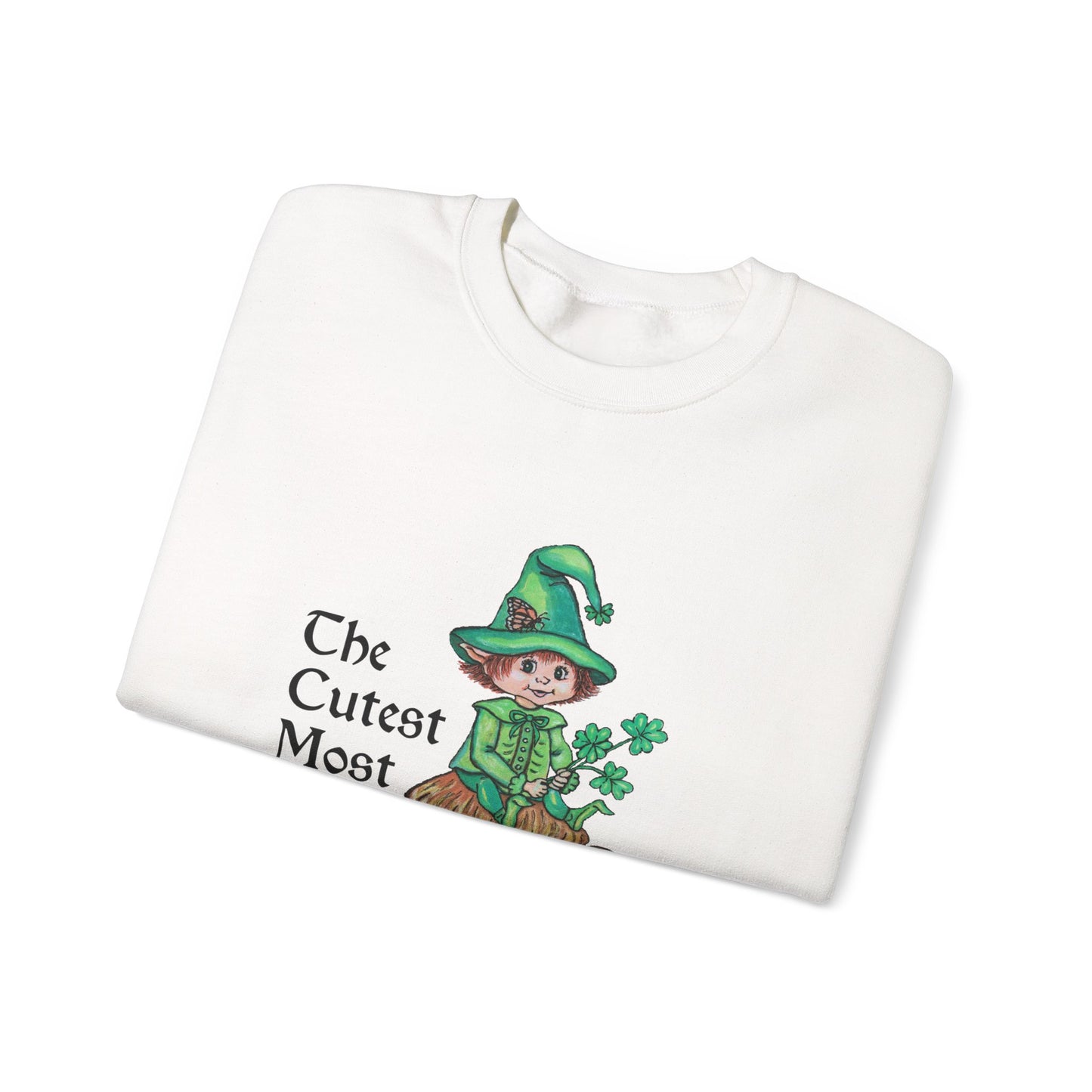 Cutest Leprechaun Unisex Heavy Blend™ Crewneck Sweatshirt