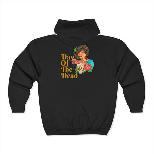 Day of the Dead Unisex Heavy Blend™ Full Zip Hooded Sweatshirt