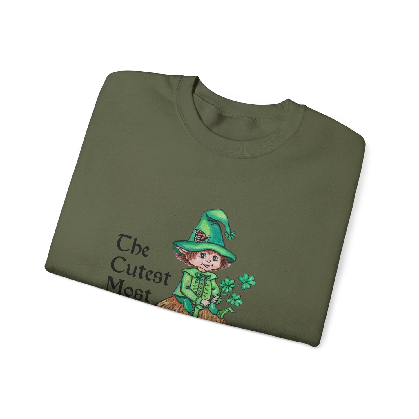 Cutest Leprechaun Unisex Heavy Blend™ Crewneck Sweatshirt