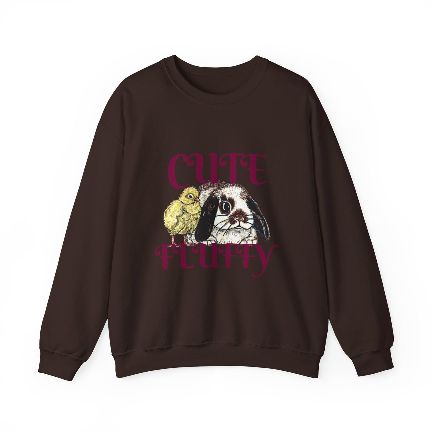 Cute and Fluffy Unisex Heavy Blend™ Crewneck Sweatshirt