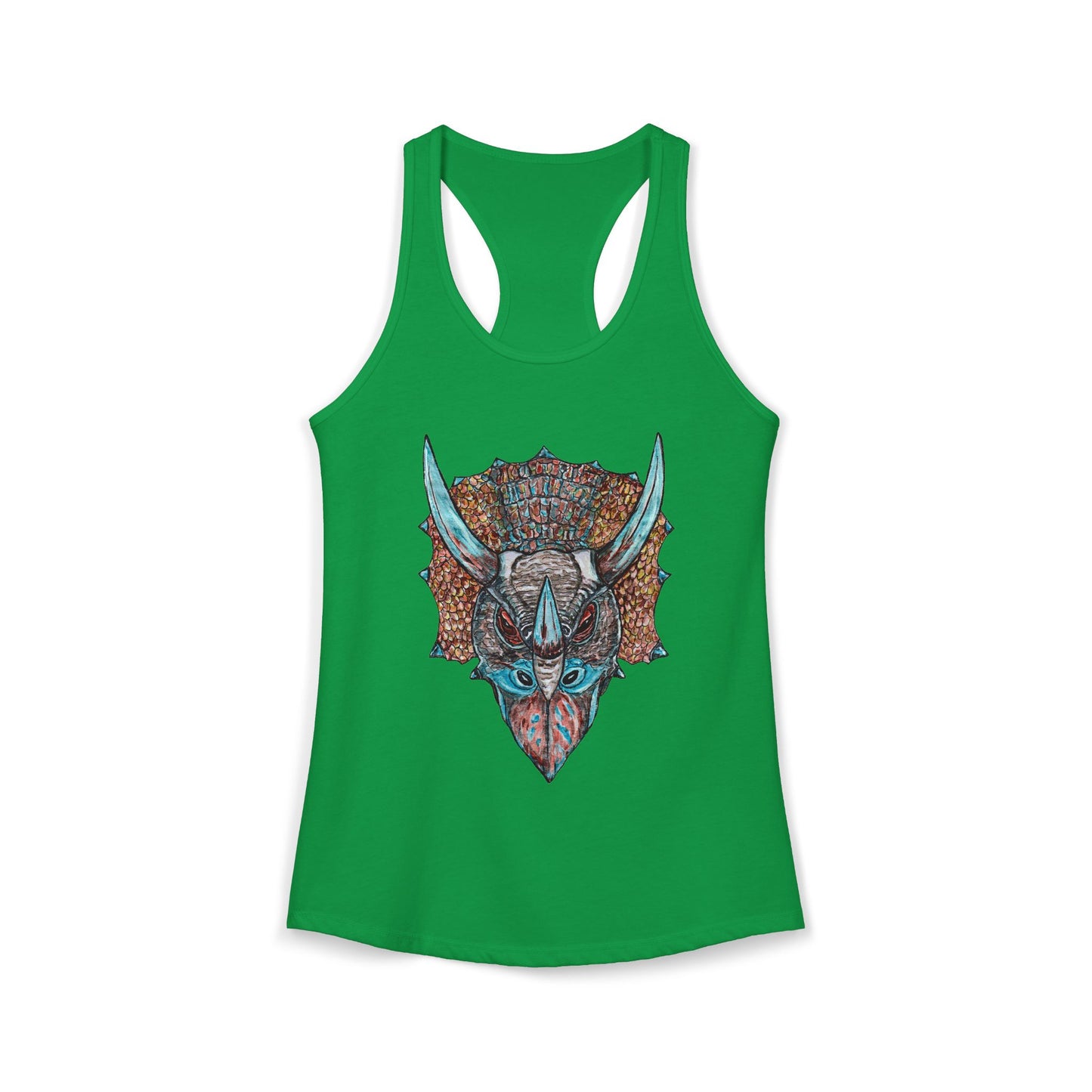 Triceratops Women's Ideal Racerback Tank