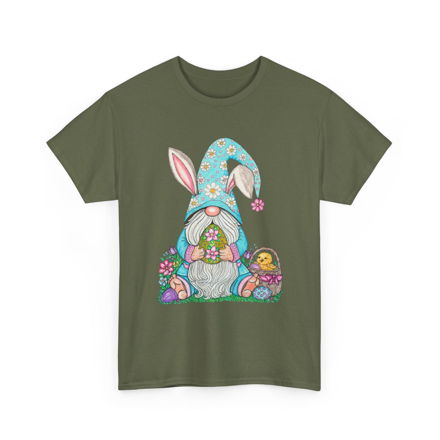 Easter Gnome Unisex Heavy Cotton Tee