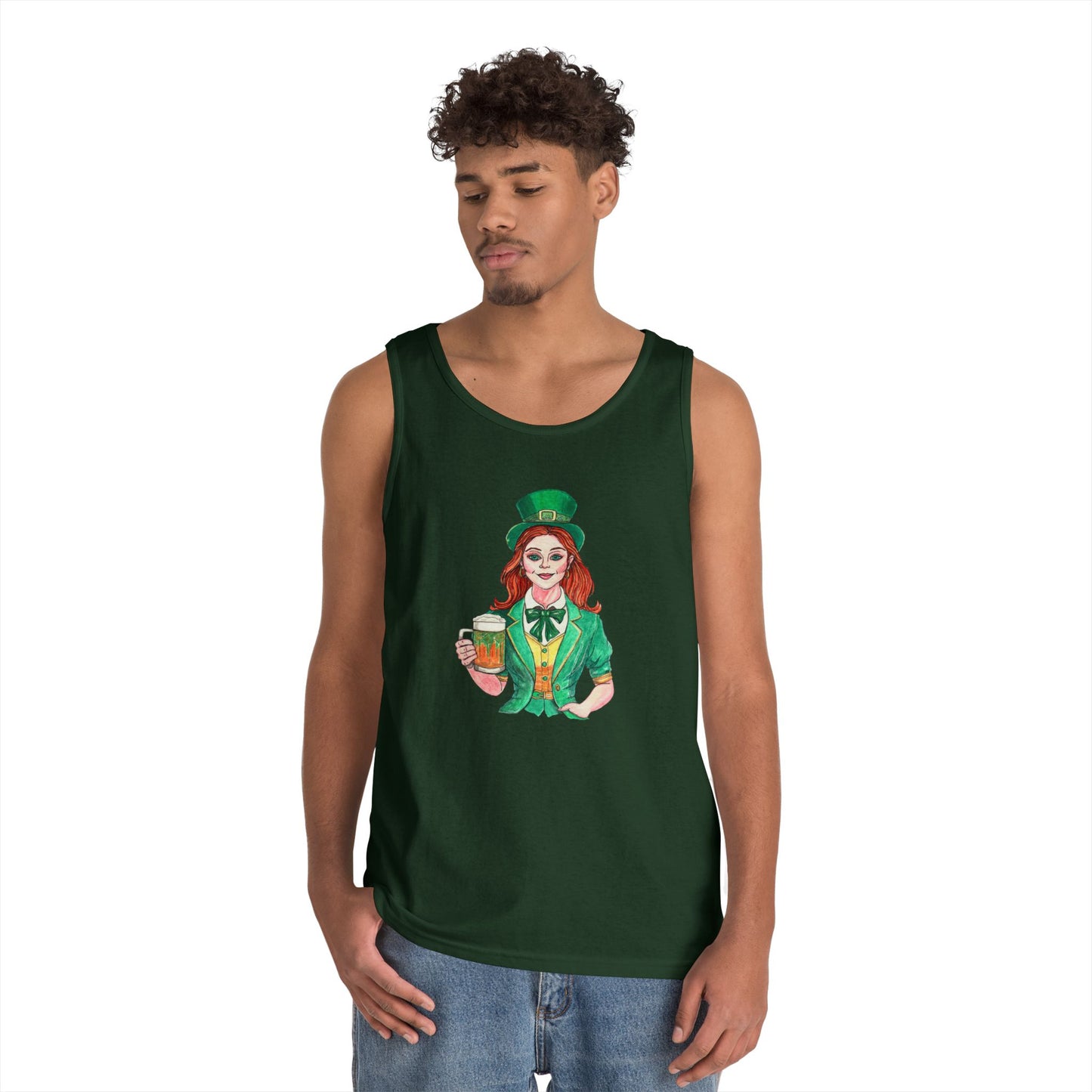 Paddy's Day Cheers Unisex Heavy Cotton Tank Top