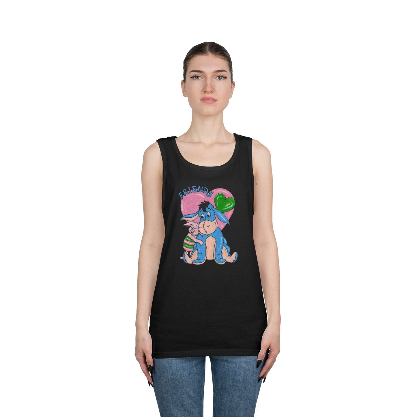 Best Friends Unisex Heavy Cotton Tank Top