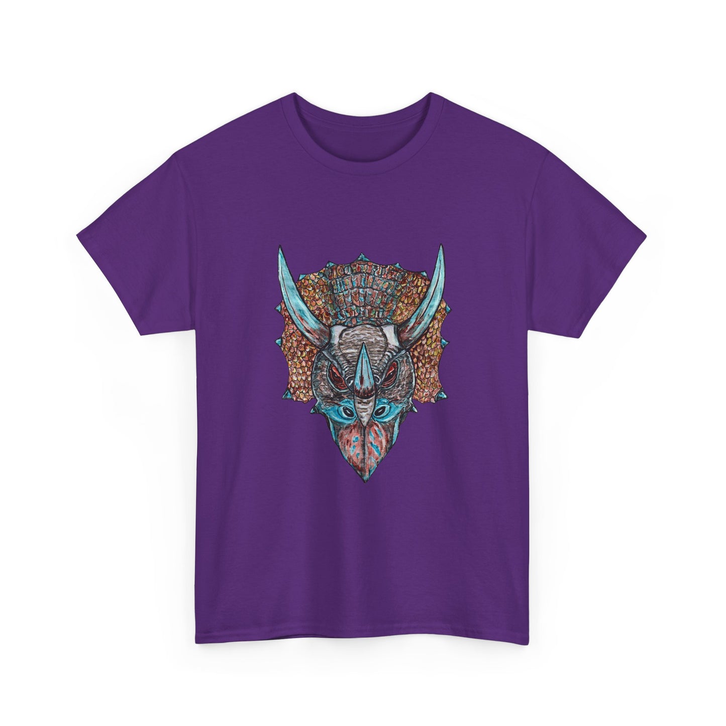 Triceratops Unisex Heavy Cotton Tee