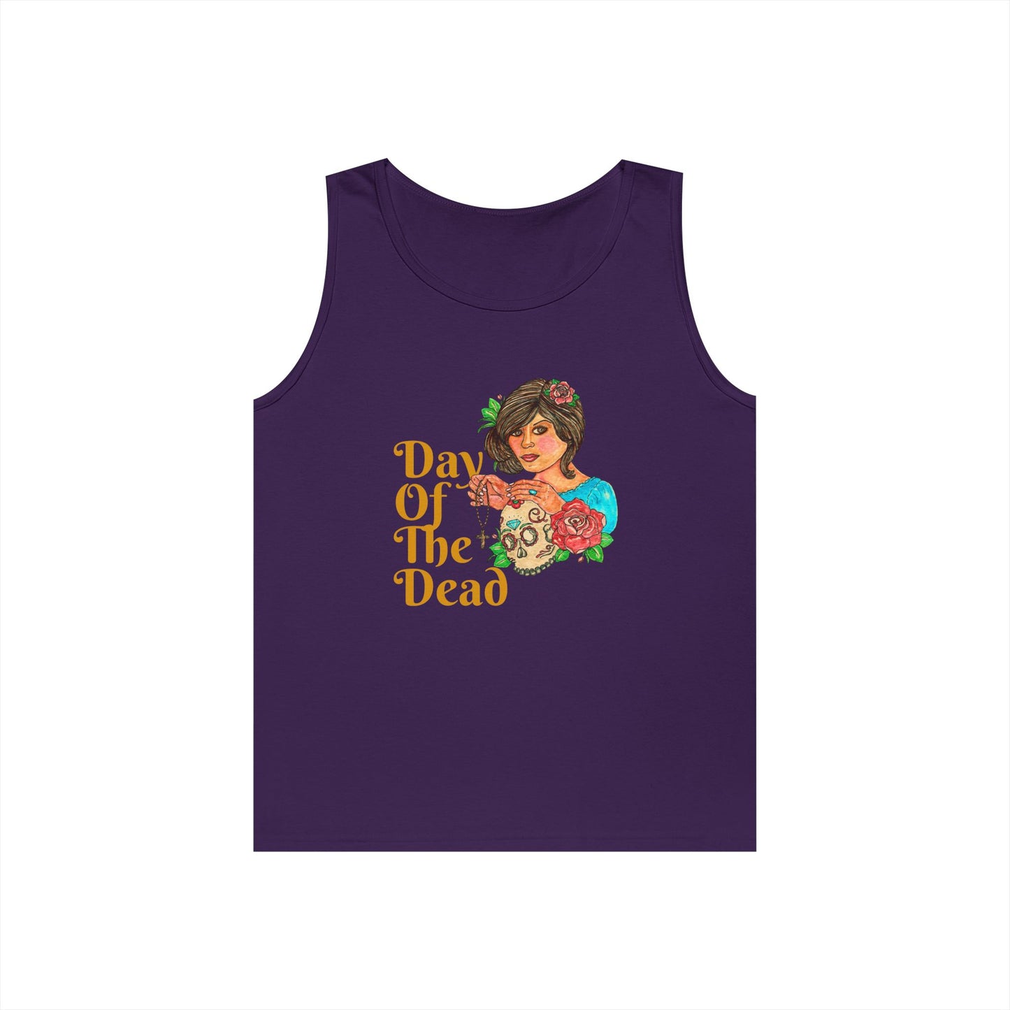 Day of the Dead Unisex Heavy Cotton Tank Top