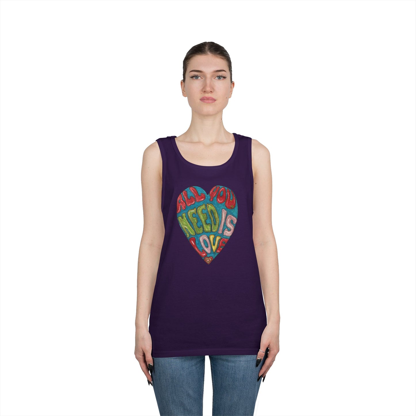 Love Unisex Heavy Cotton Tank Top
