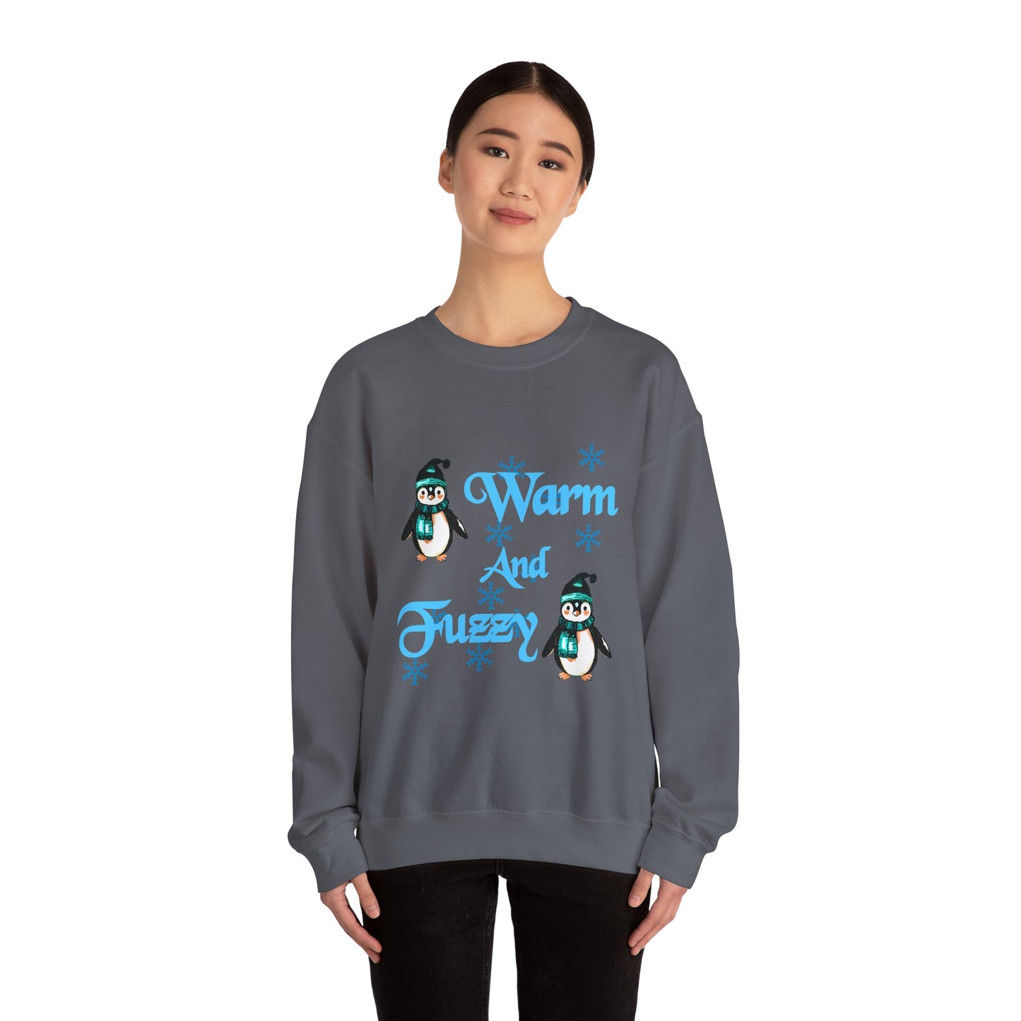 Warm and Fuzzy Unisex Heavy Blend™ Crewneck Sweatshirt
