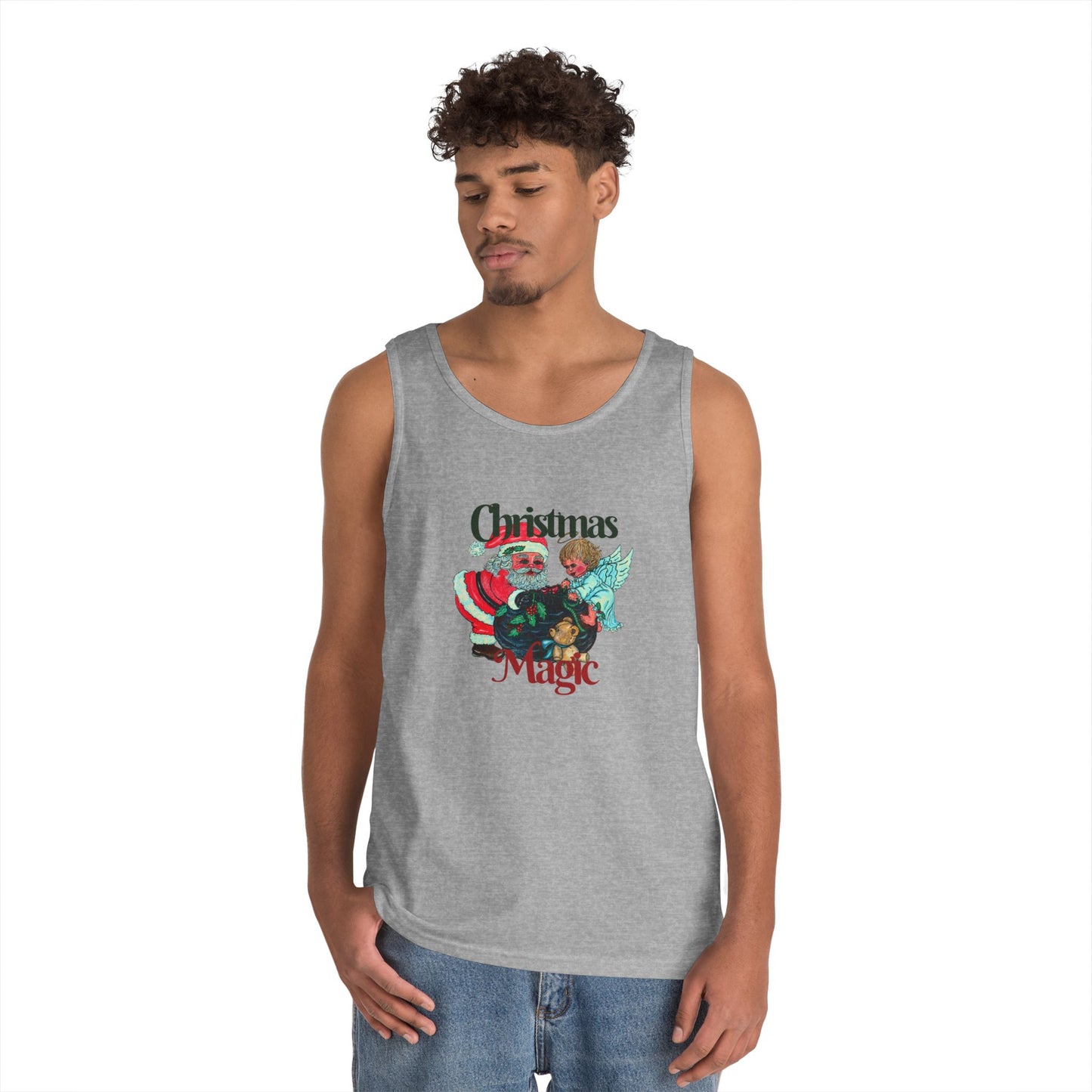Christmas Magic Unisex Heavy Cotton Tank Top