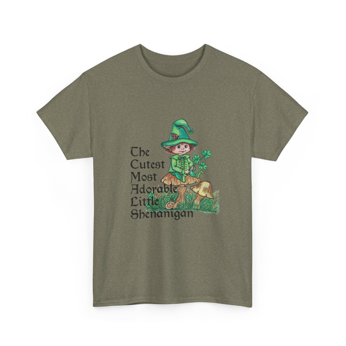 Cutest Leprechaun Unisex Heavy Cotton Tee