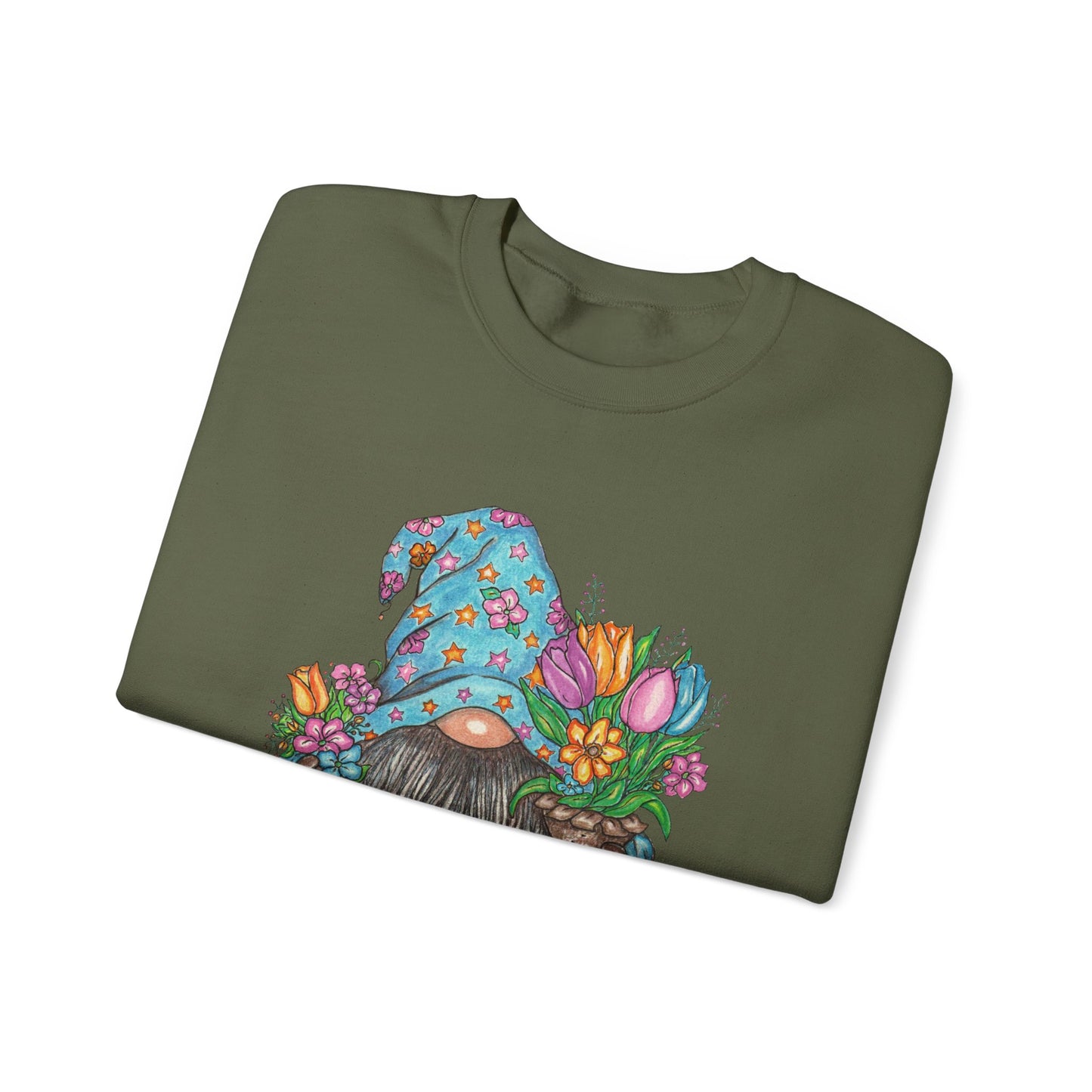 Gardening Gnome Unisex Heavy Blend™ Crewneck Sweatshirt