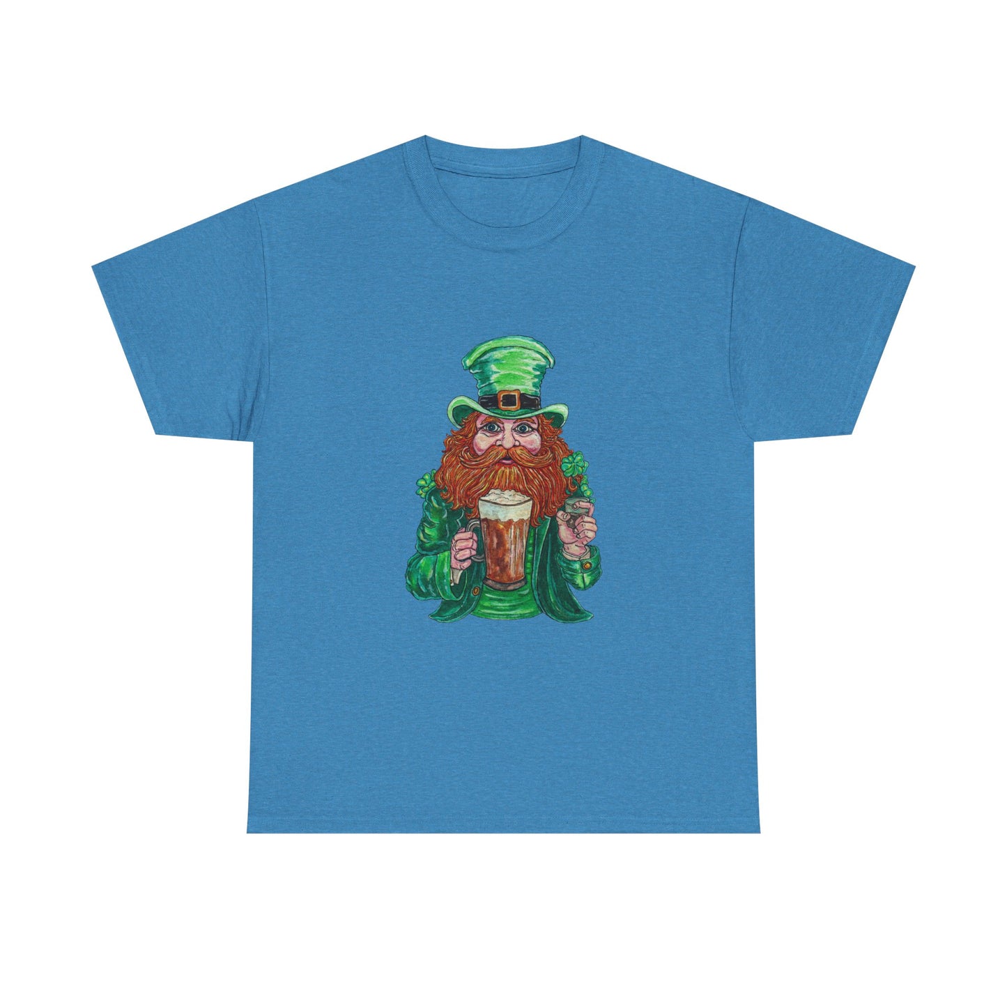 Drunken Leprechaun Unisex Heavy Cotton Tee