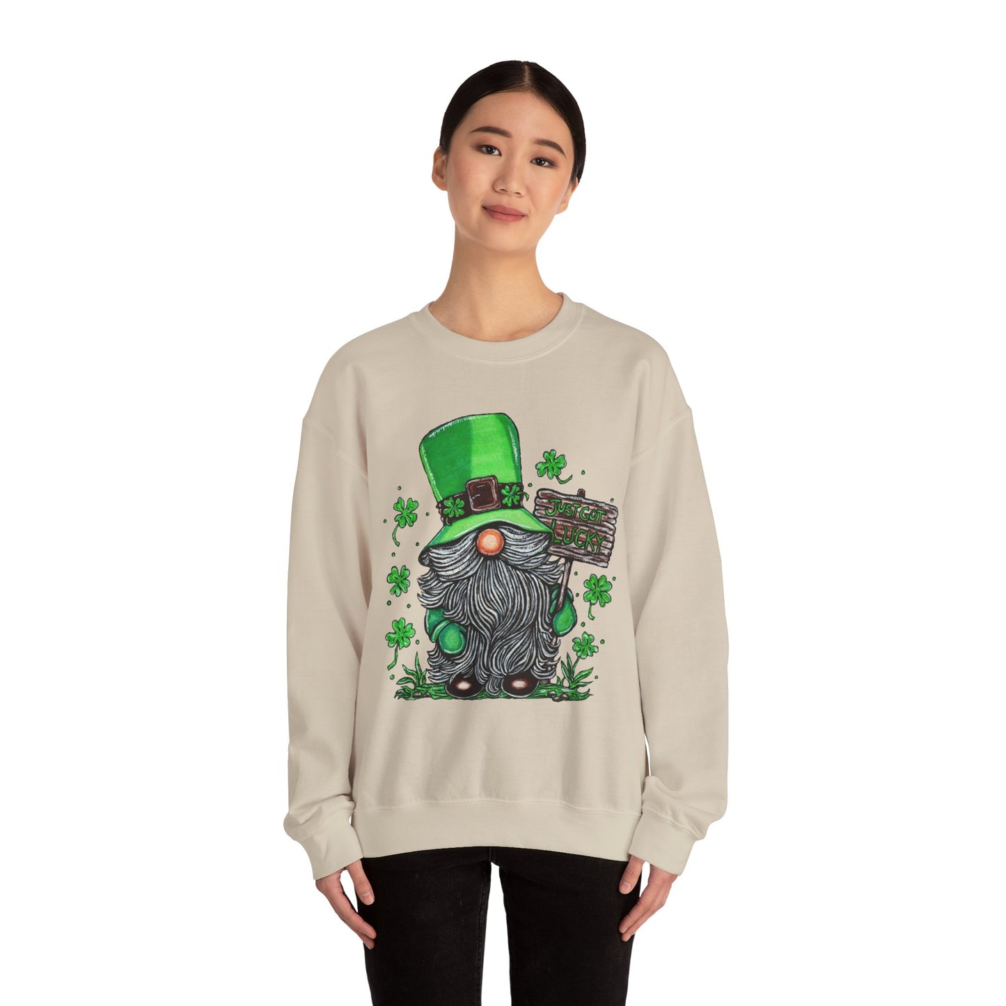 Gnomish Leprechaun Unisex Heavy Blend™ Crewneck Sweatshirt