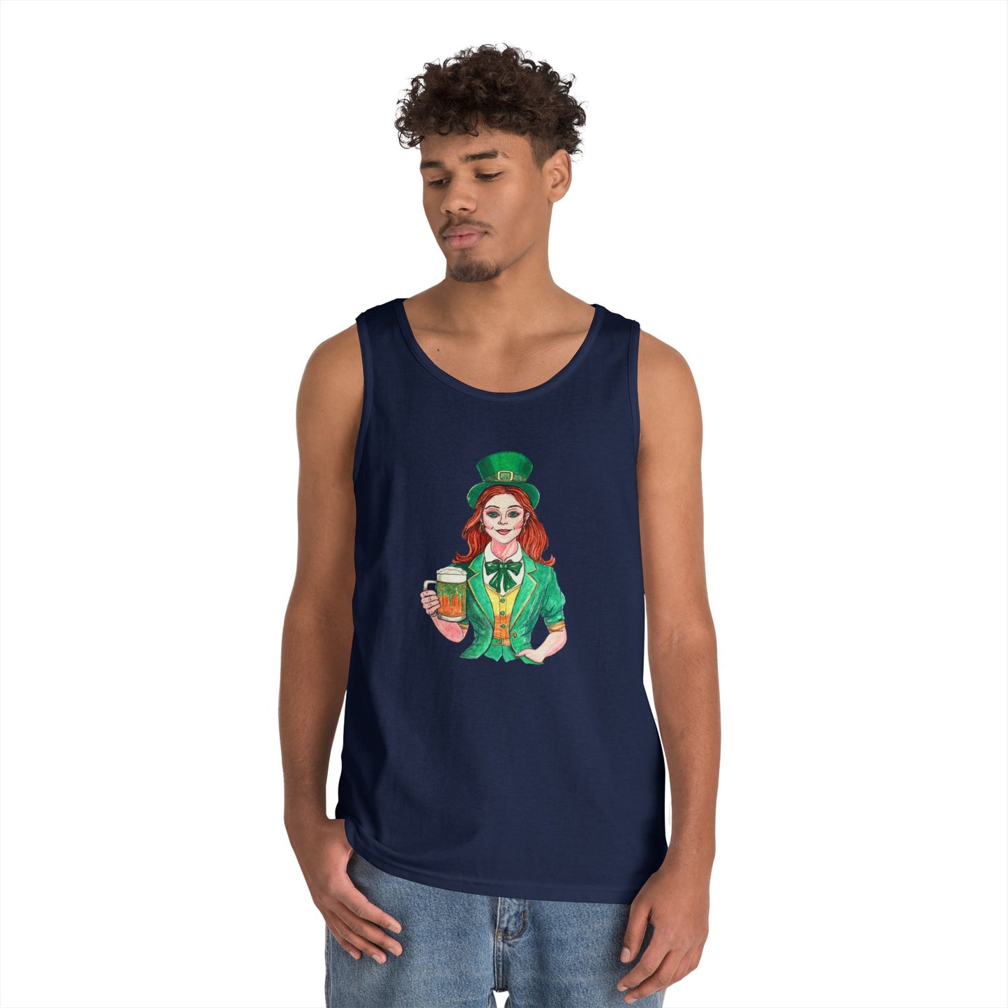 Paddy's Day Cheers Unisex Heavy Cotton Tank Top